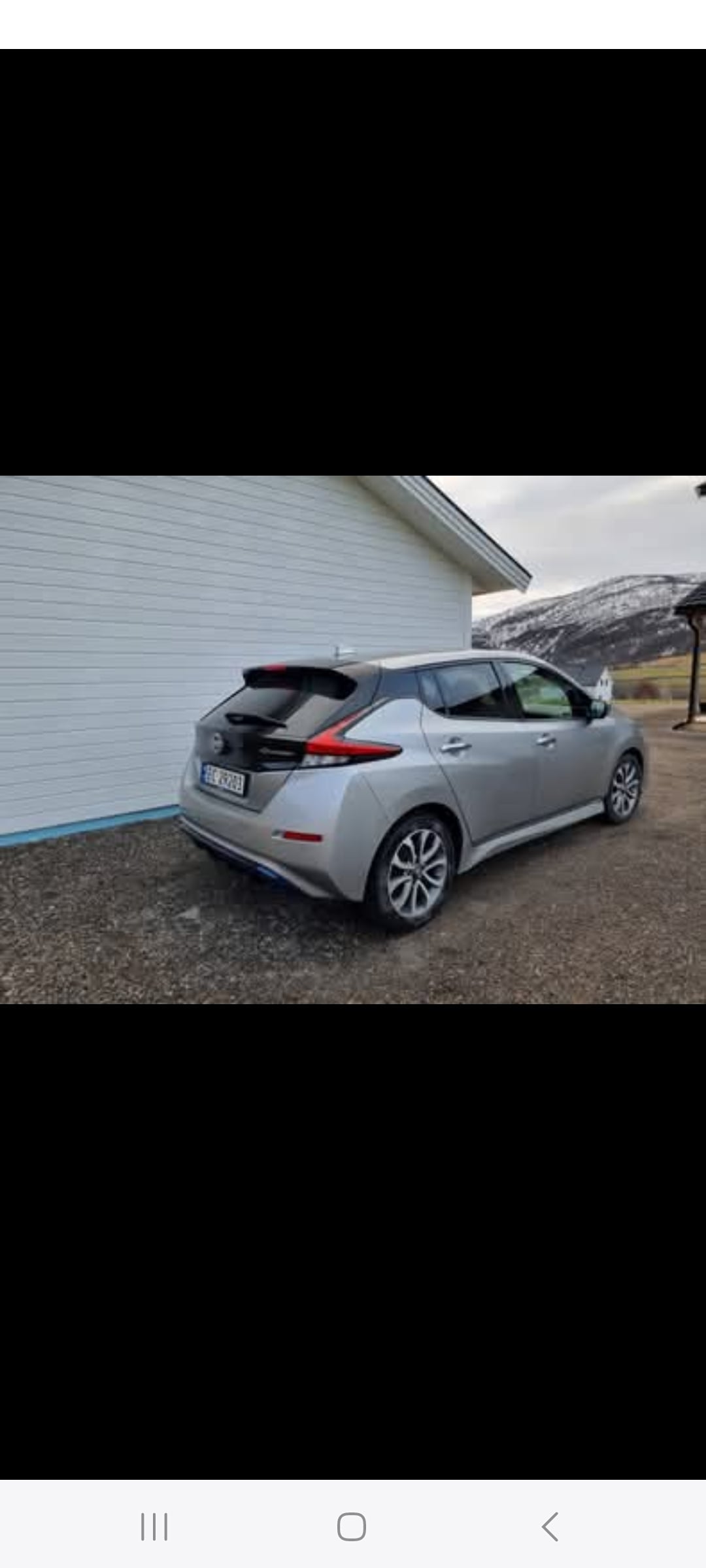 Nissan Leaf med Ryggekamera