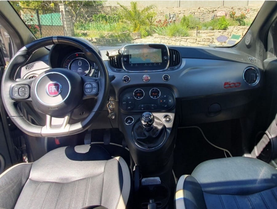 Fiat 500 avec Siège bébé