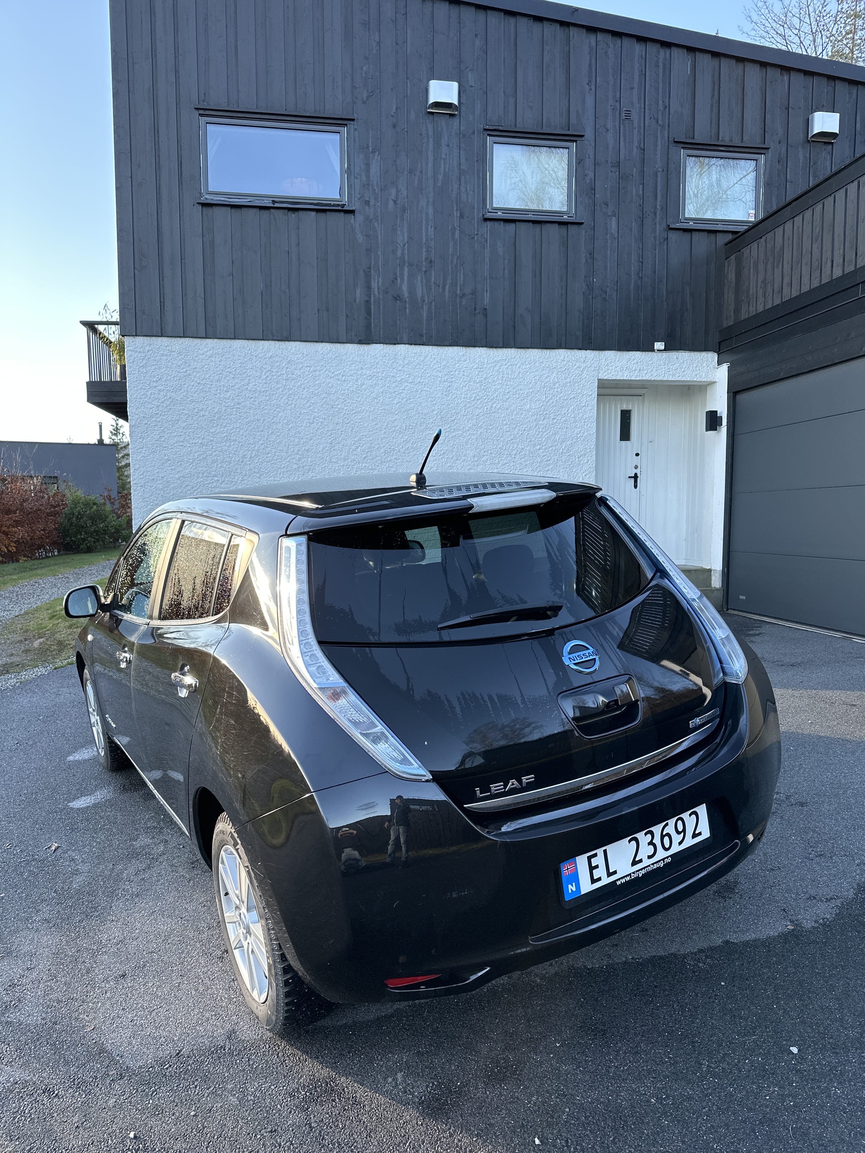 Nissan Leaf med GPS