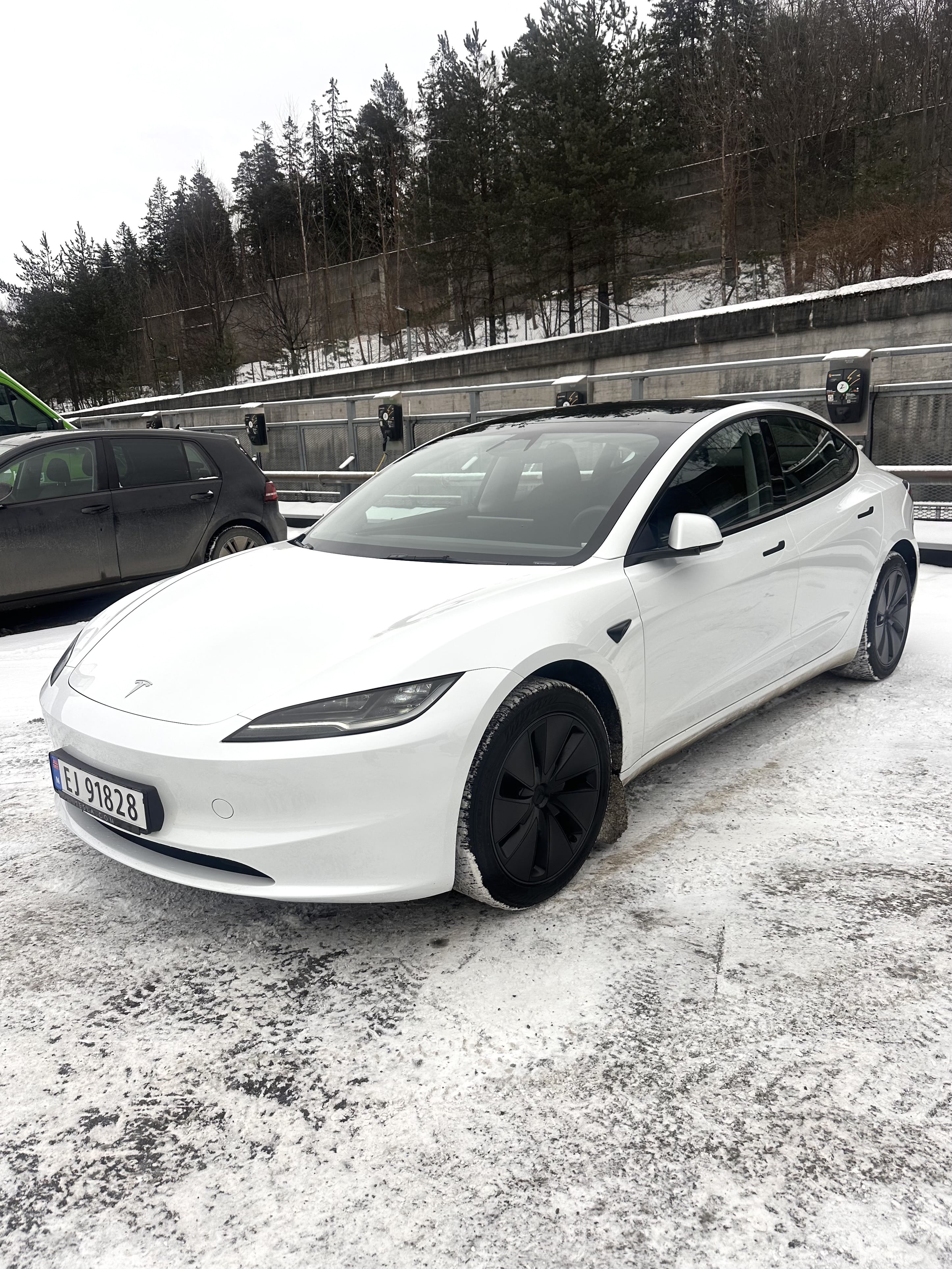 Tesla Model 3 with Air conditioning