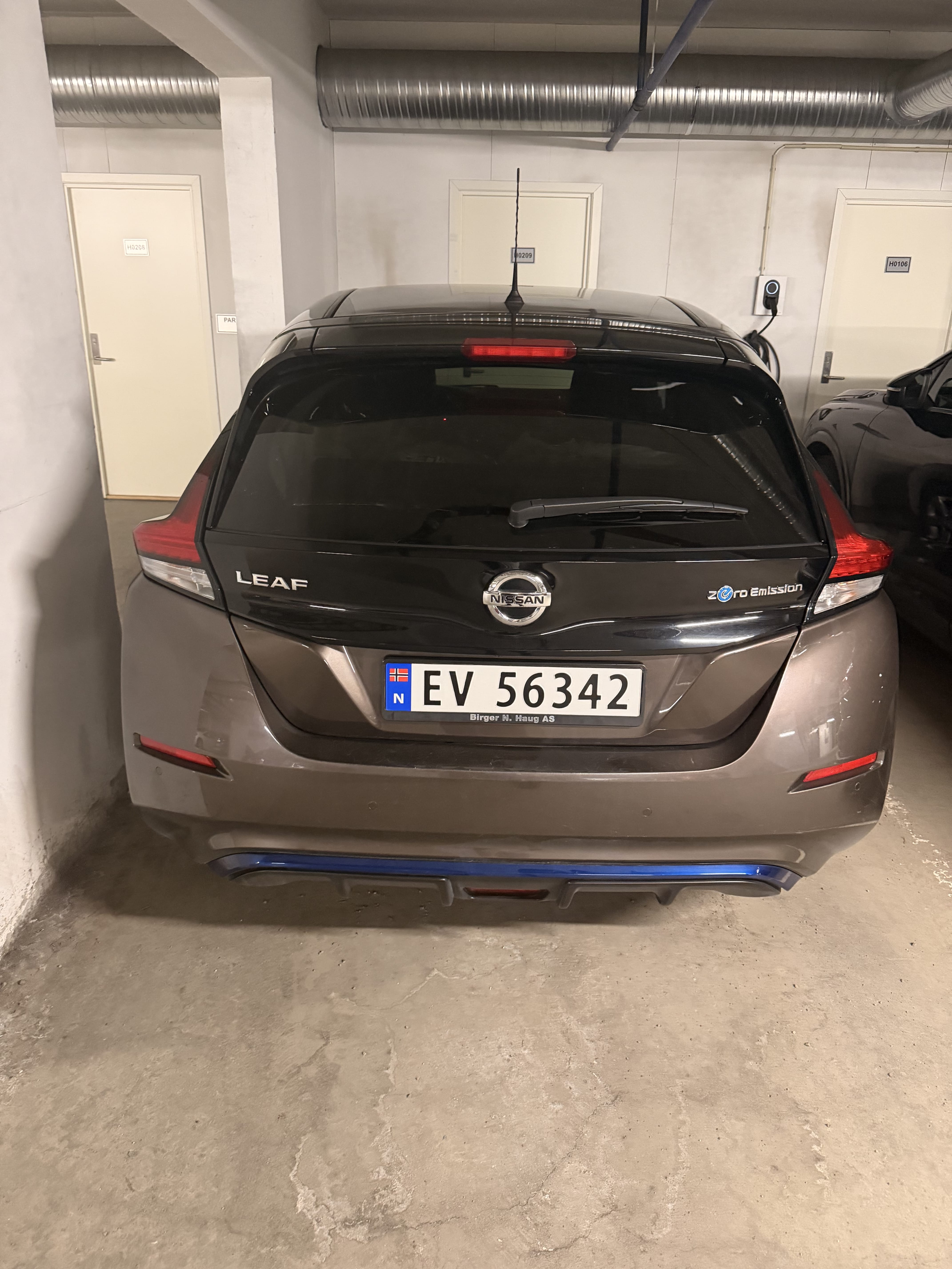 Nissan Leaf med Ryggekamera