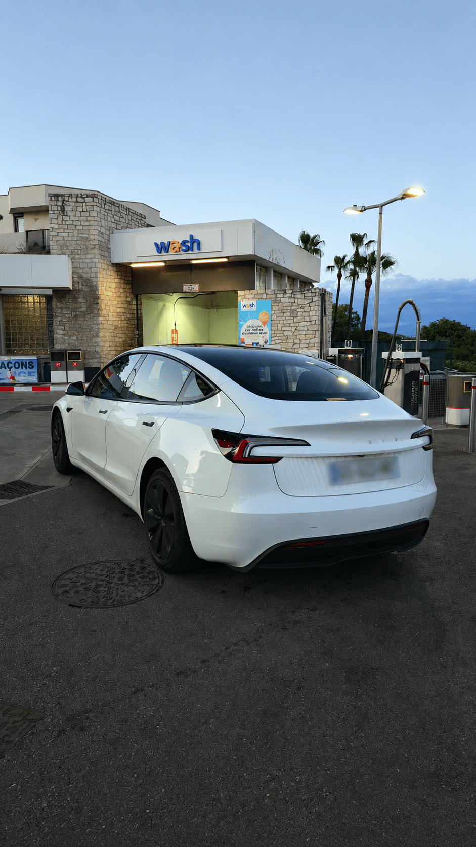 Tesla Model 3 with Backup camera