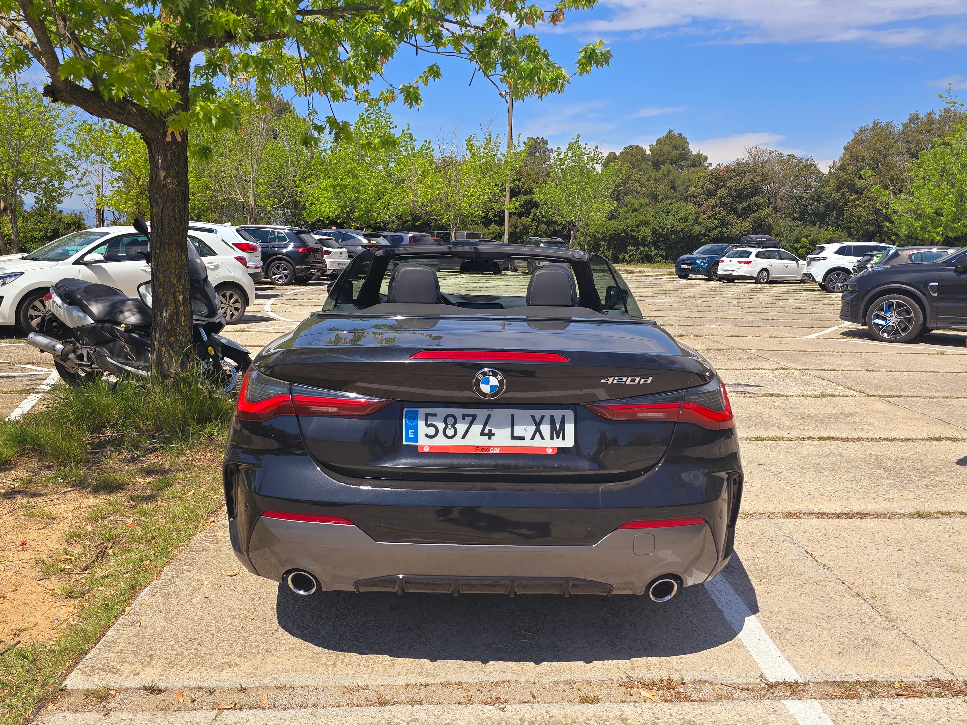 BMW Serie 4 Cabrio 420d ECO sticker mit Klimaanlage