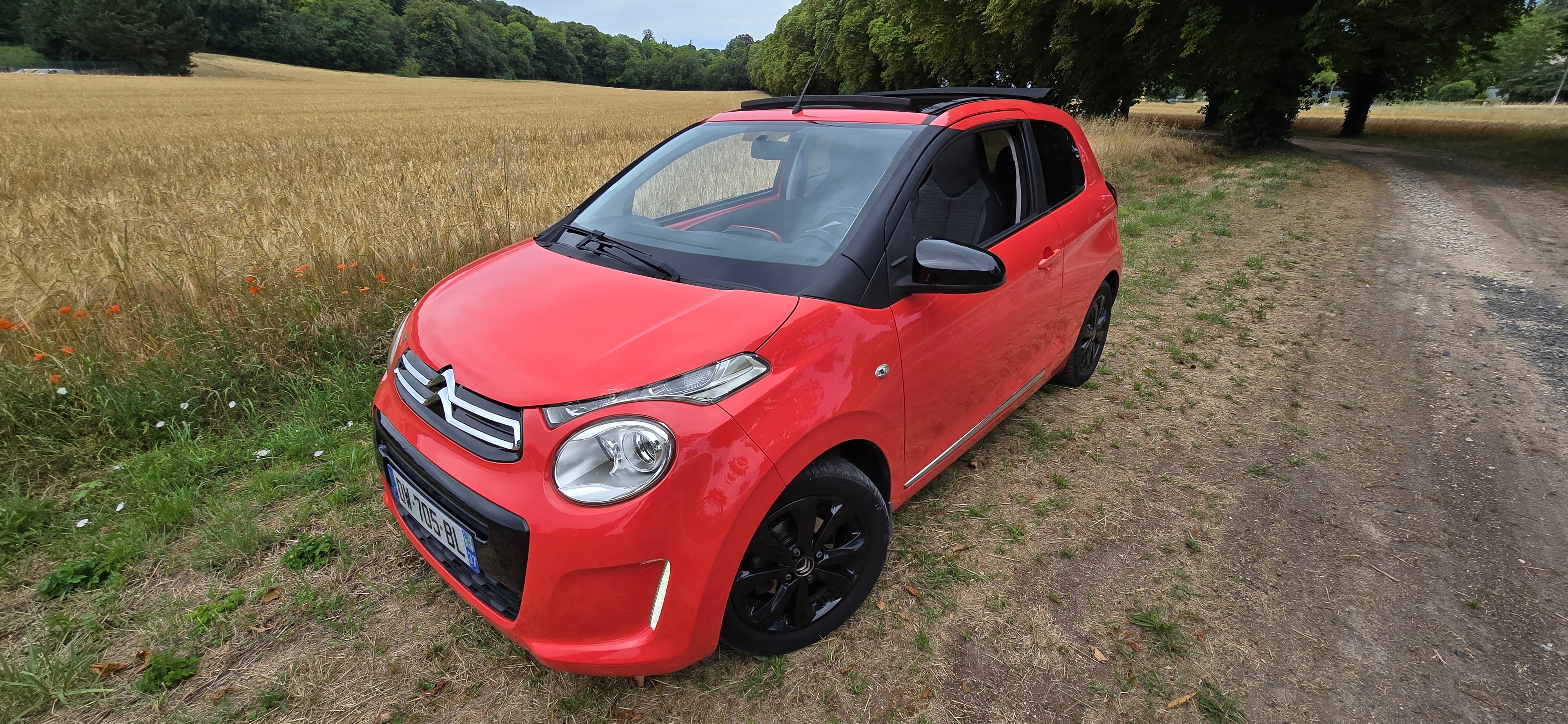 Citroen C1 II 82cv  toit découvrable, 2015, Essence 95