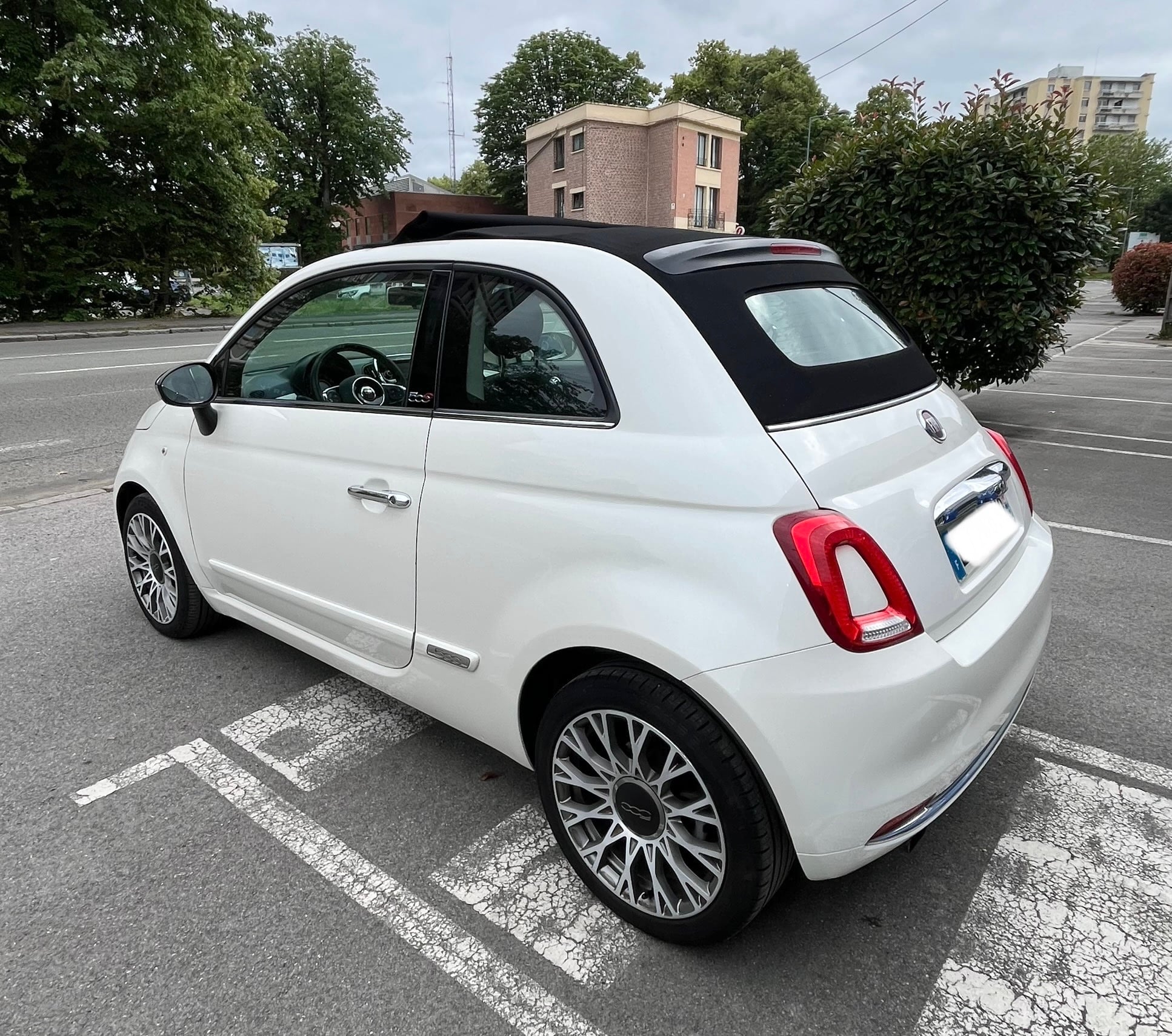 Fiat 500 C Cabriolet avec GPS