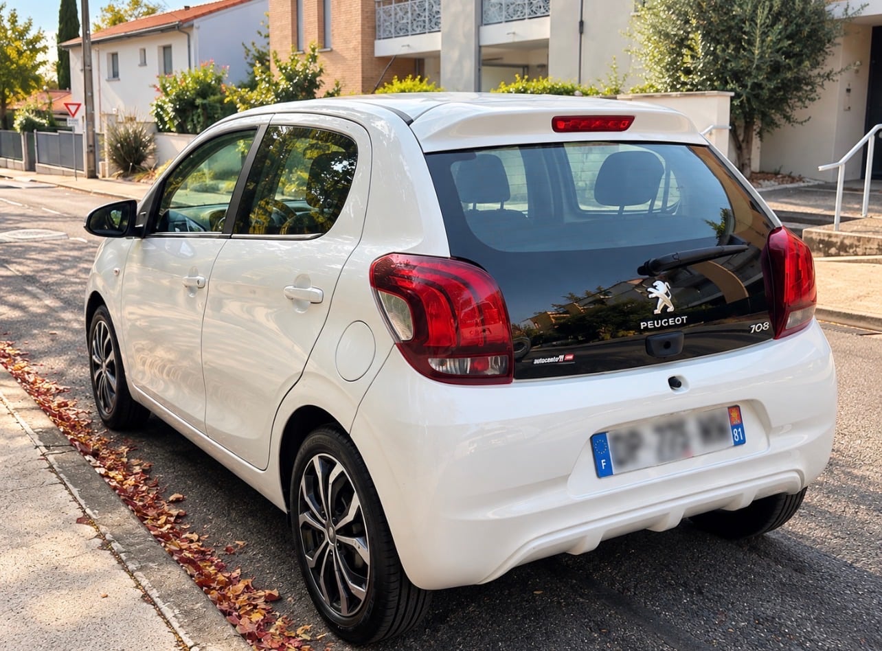 Peugeot 108 avec Régulateur de vitesse