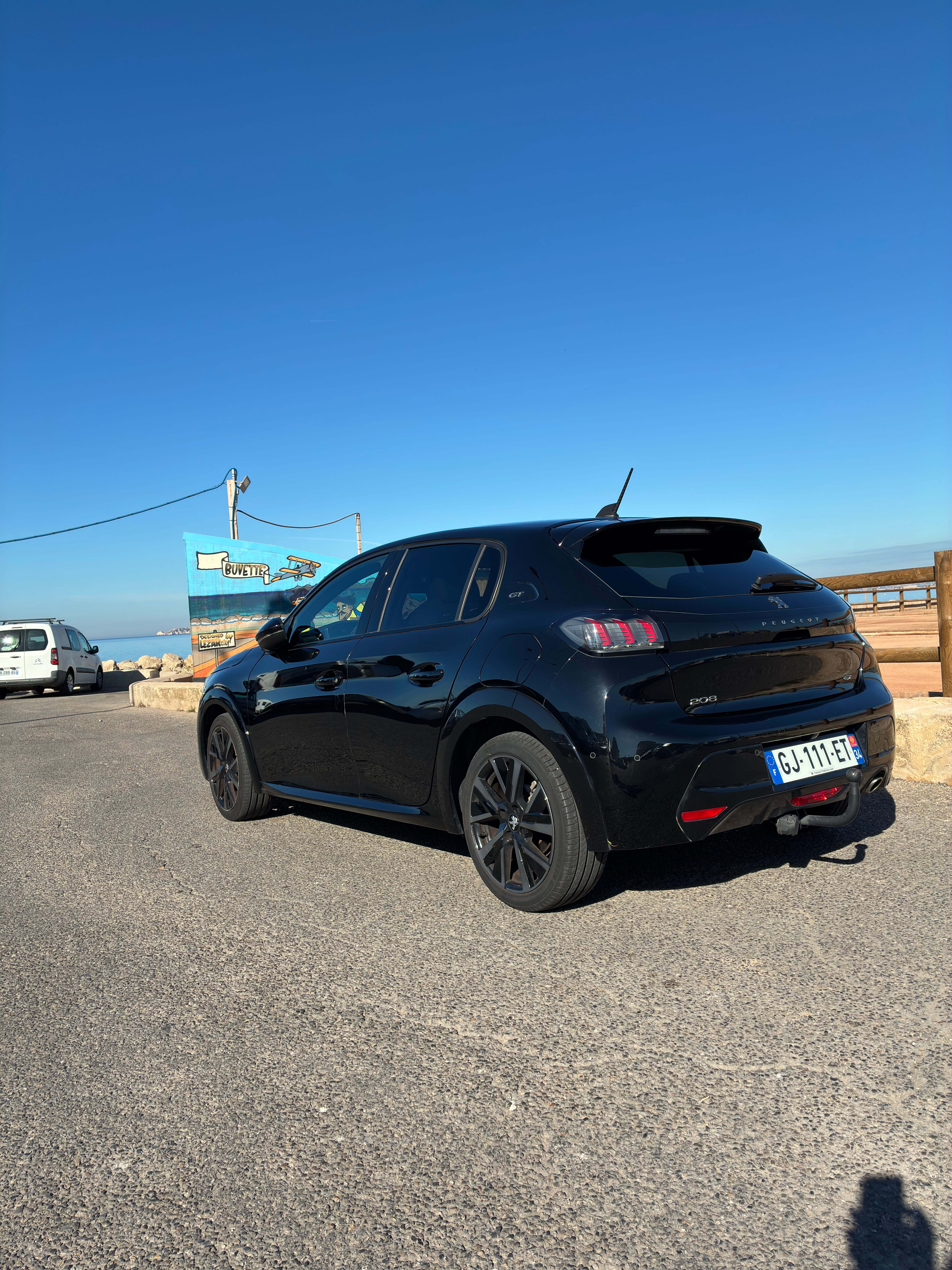 Peugeot 208 with Backup camera