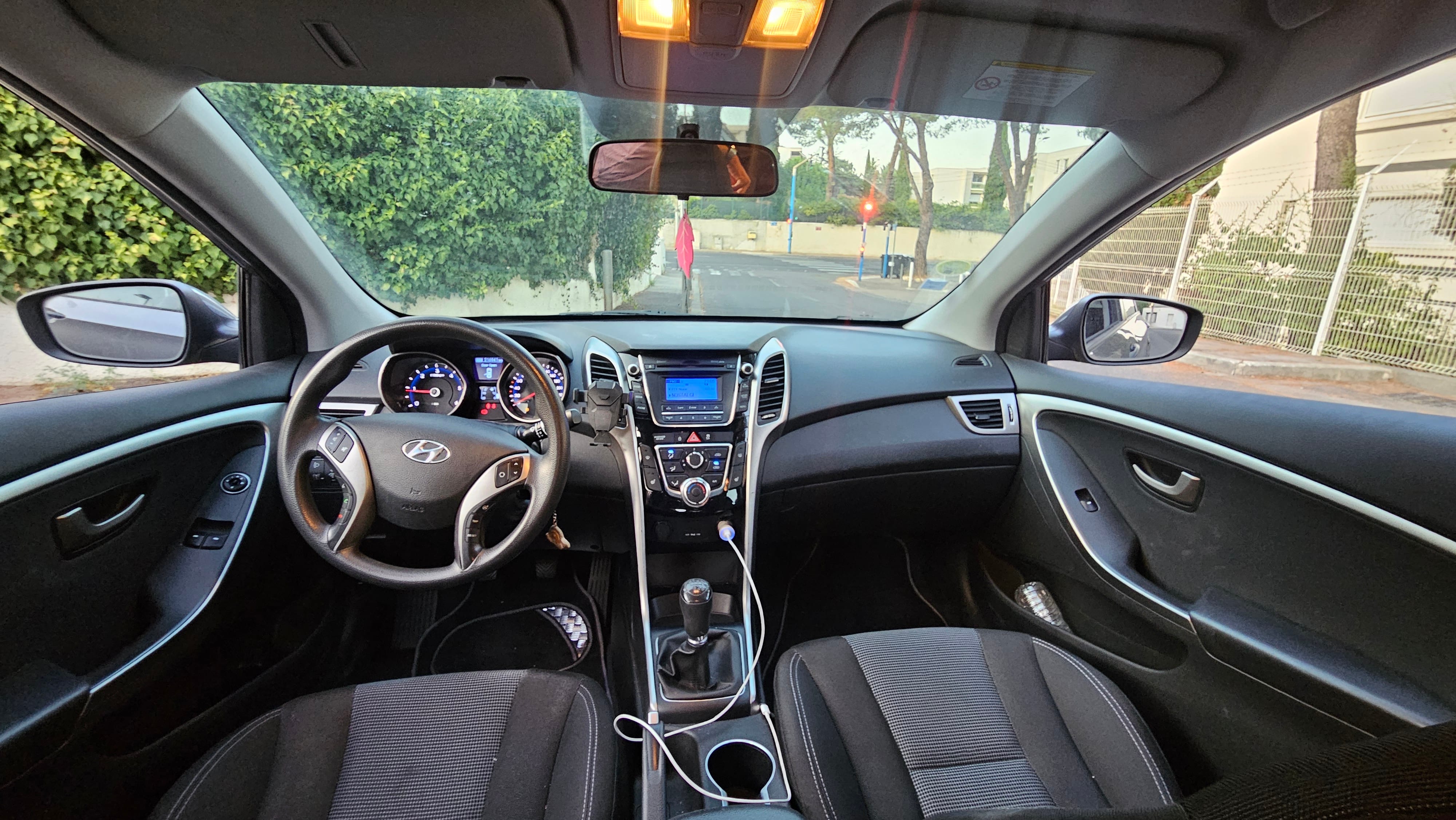 Hyundai i30 met USB-oplaadpoorten