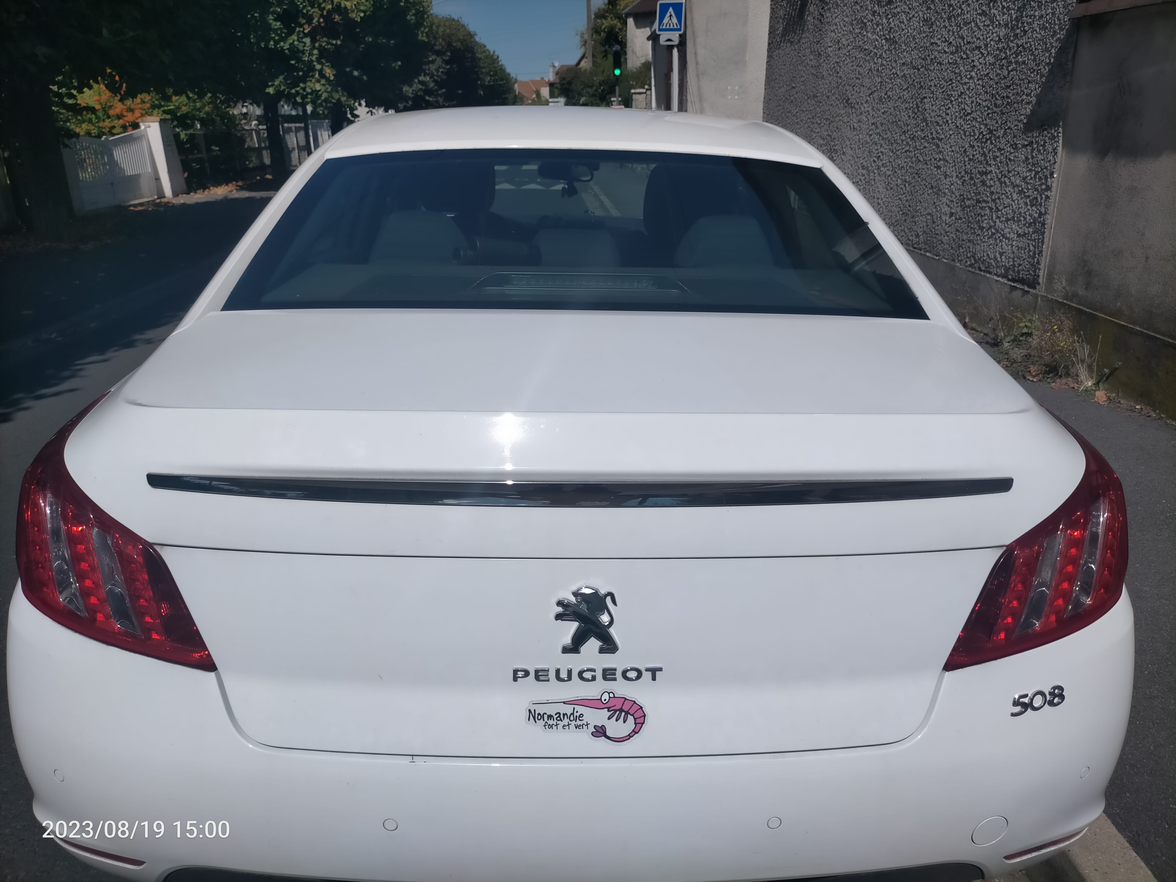 Peugeot 508 avec Chaines