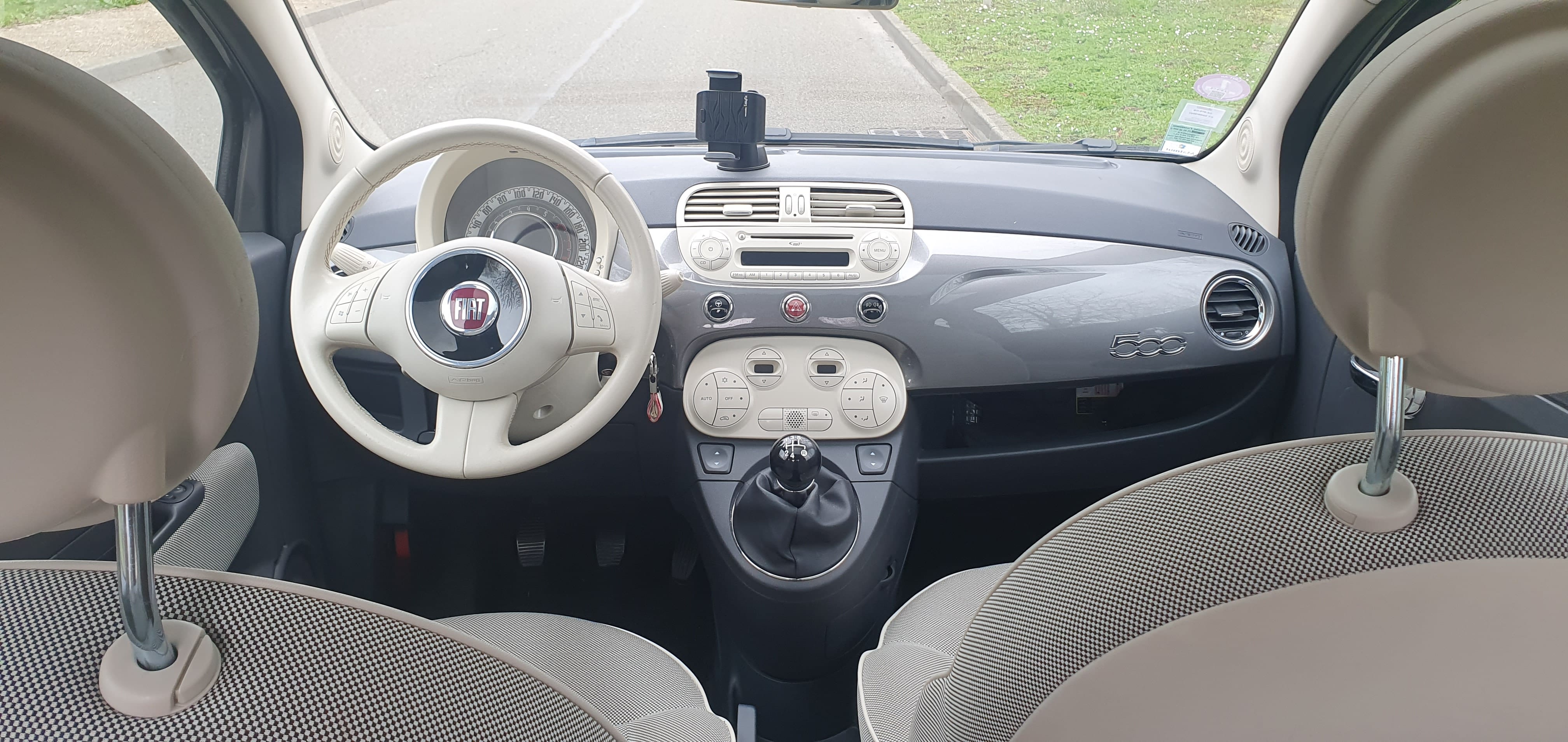 Fiat 500 1.2 lounge E85 bioethanol avec Audio Bluetooth