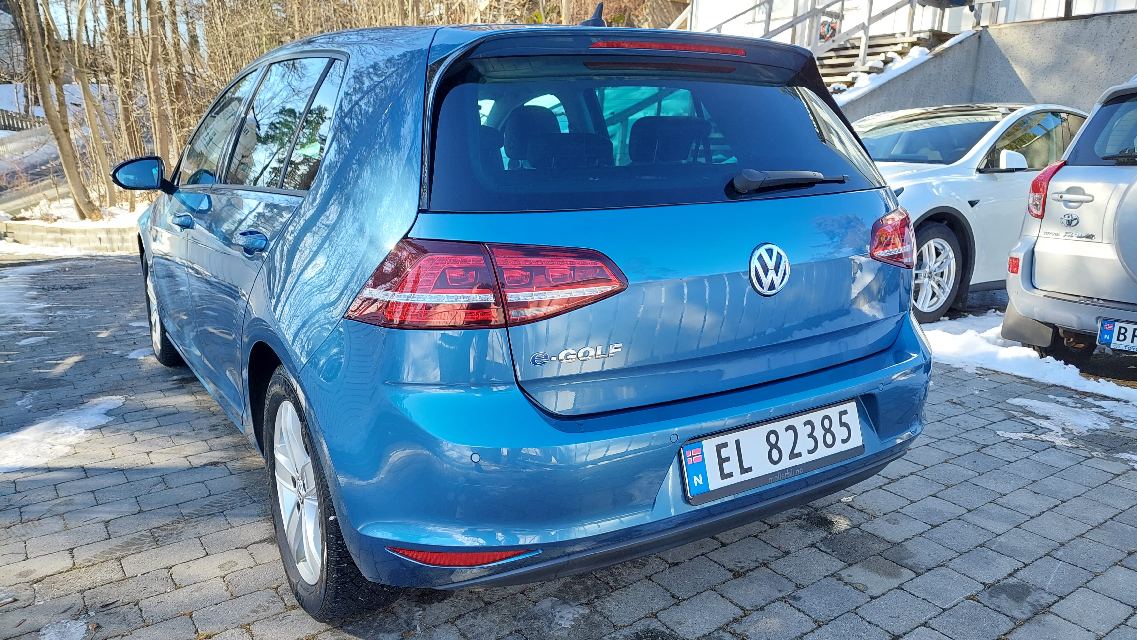 Volkswagen e-Golf med GPS