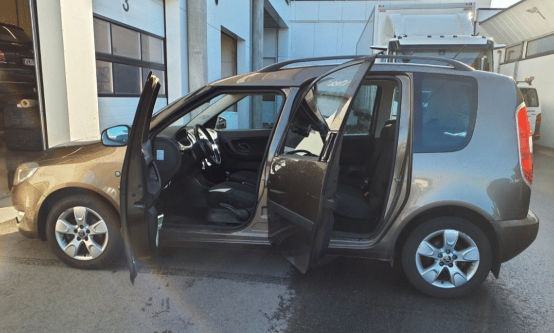Skoda Roomster med Vinterdekk