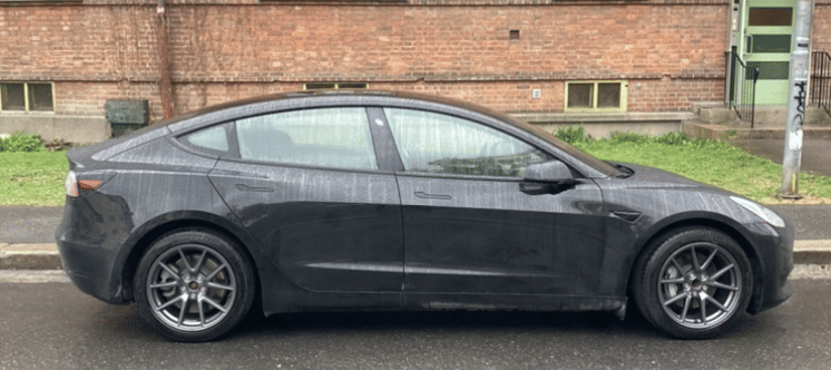 Tesla Model 3 med Aircondition