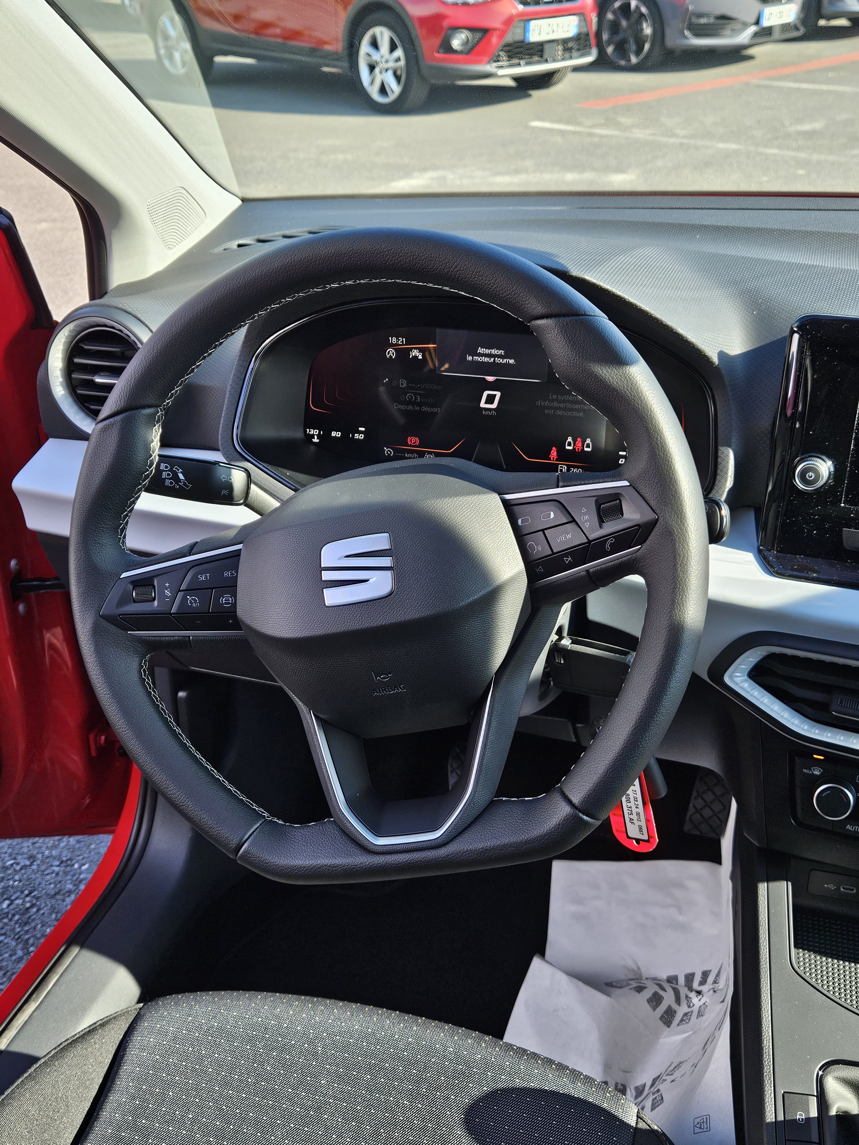 Seat Ibiza avec Apple CarPlay