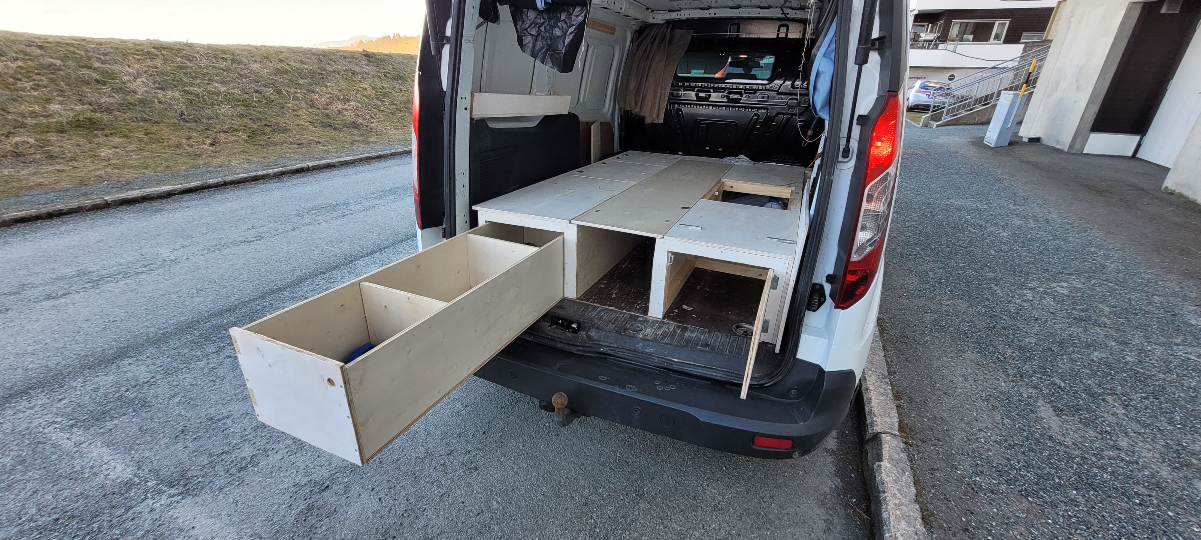Ford Transit Connect XL with Snow tires