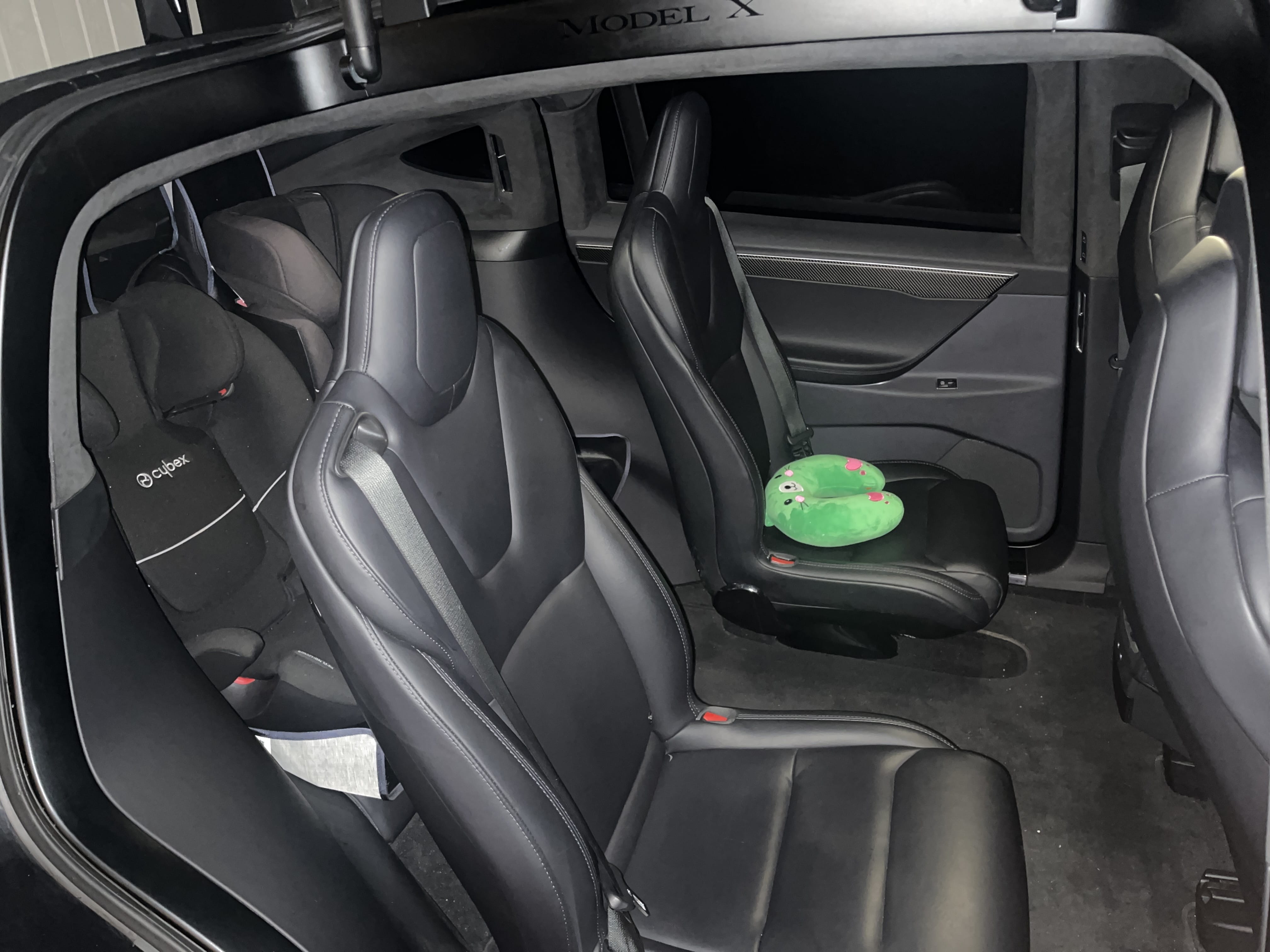 Tesla Model X med Babysete