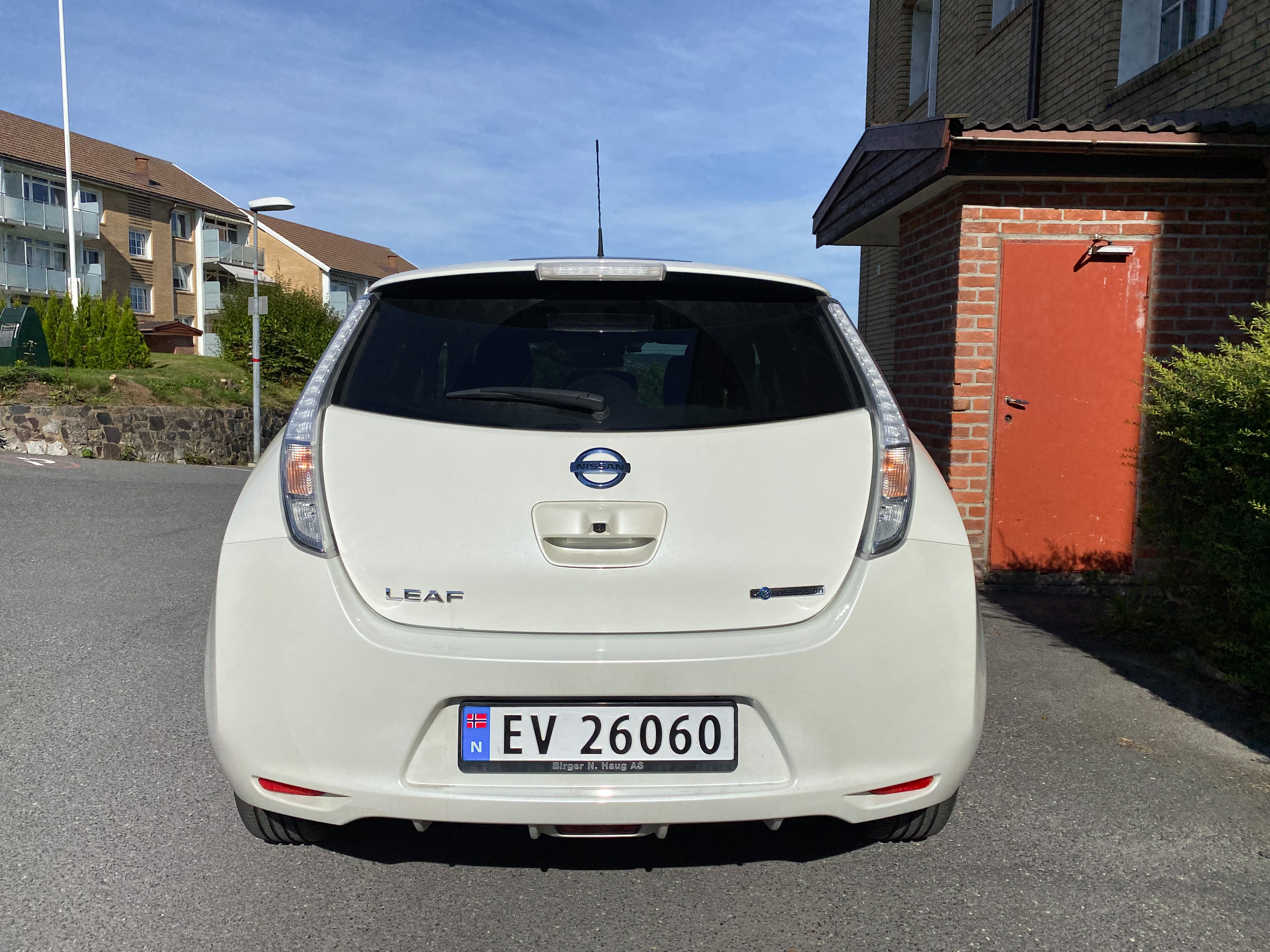 Nissan Leaf med GPS
