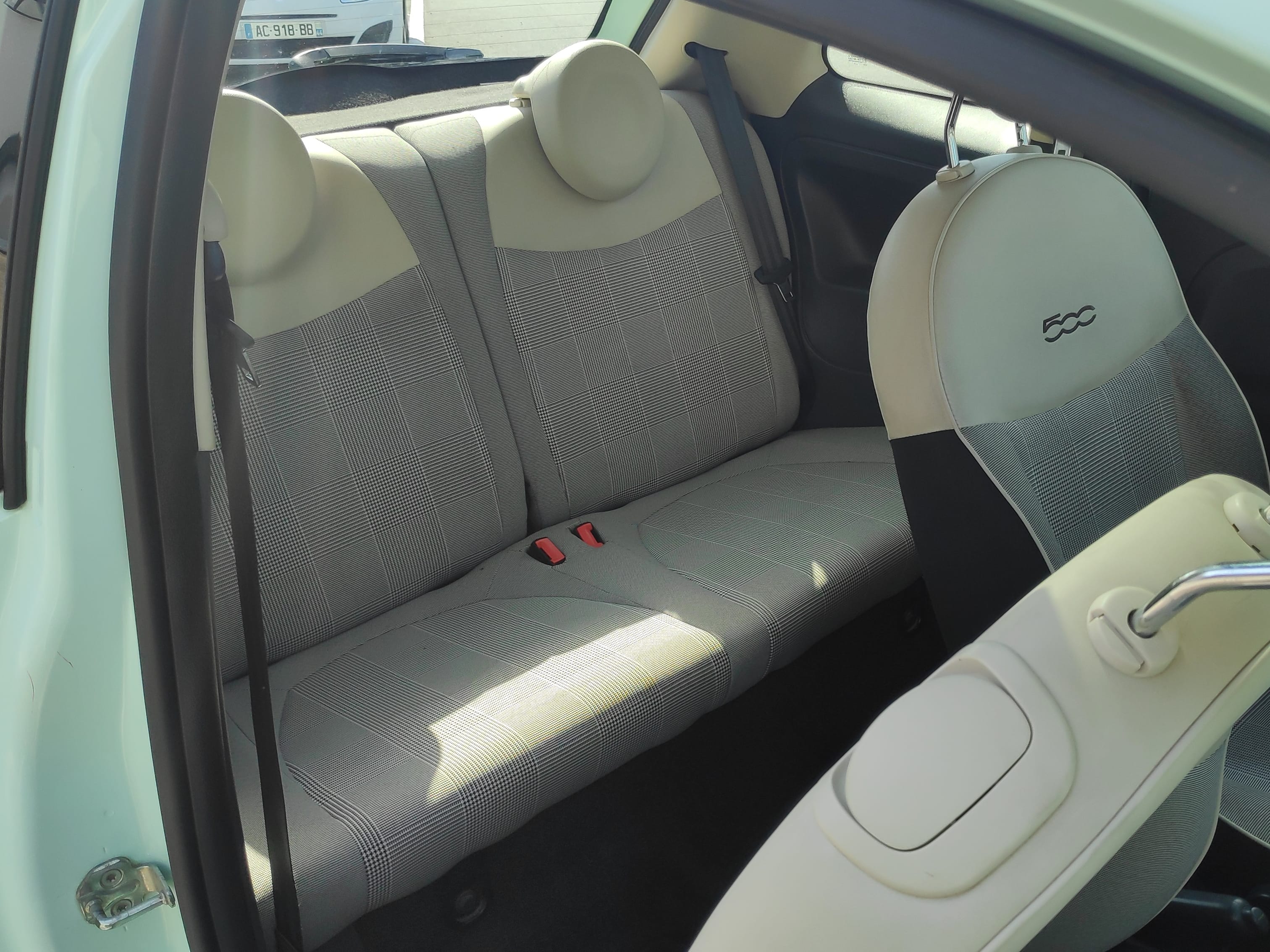 Fiat 500 vert menthe