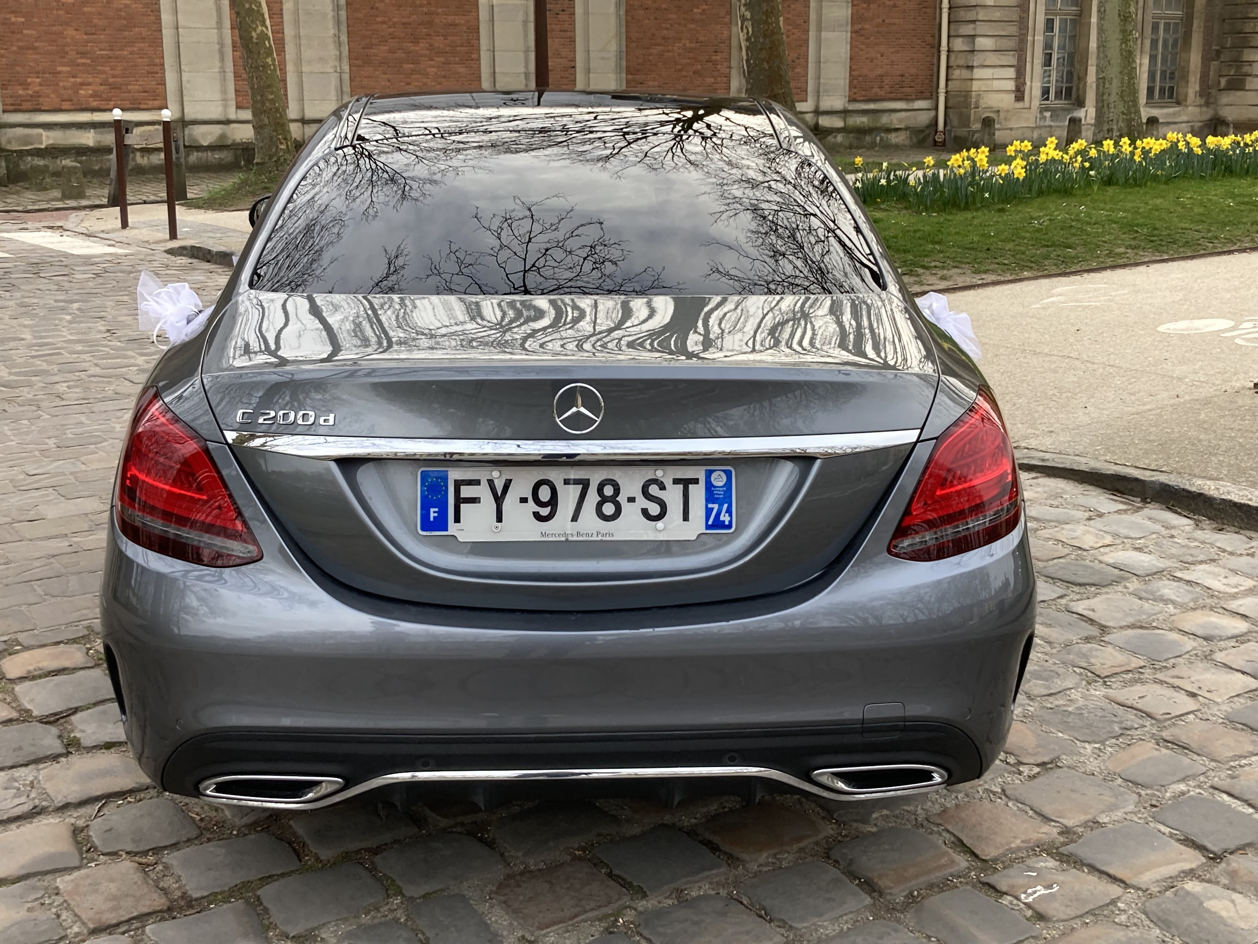 Mercedes Classe C avec Porte-vélos