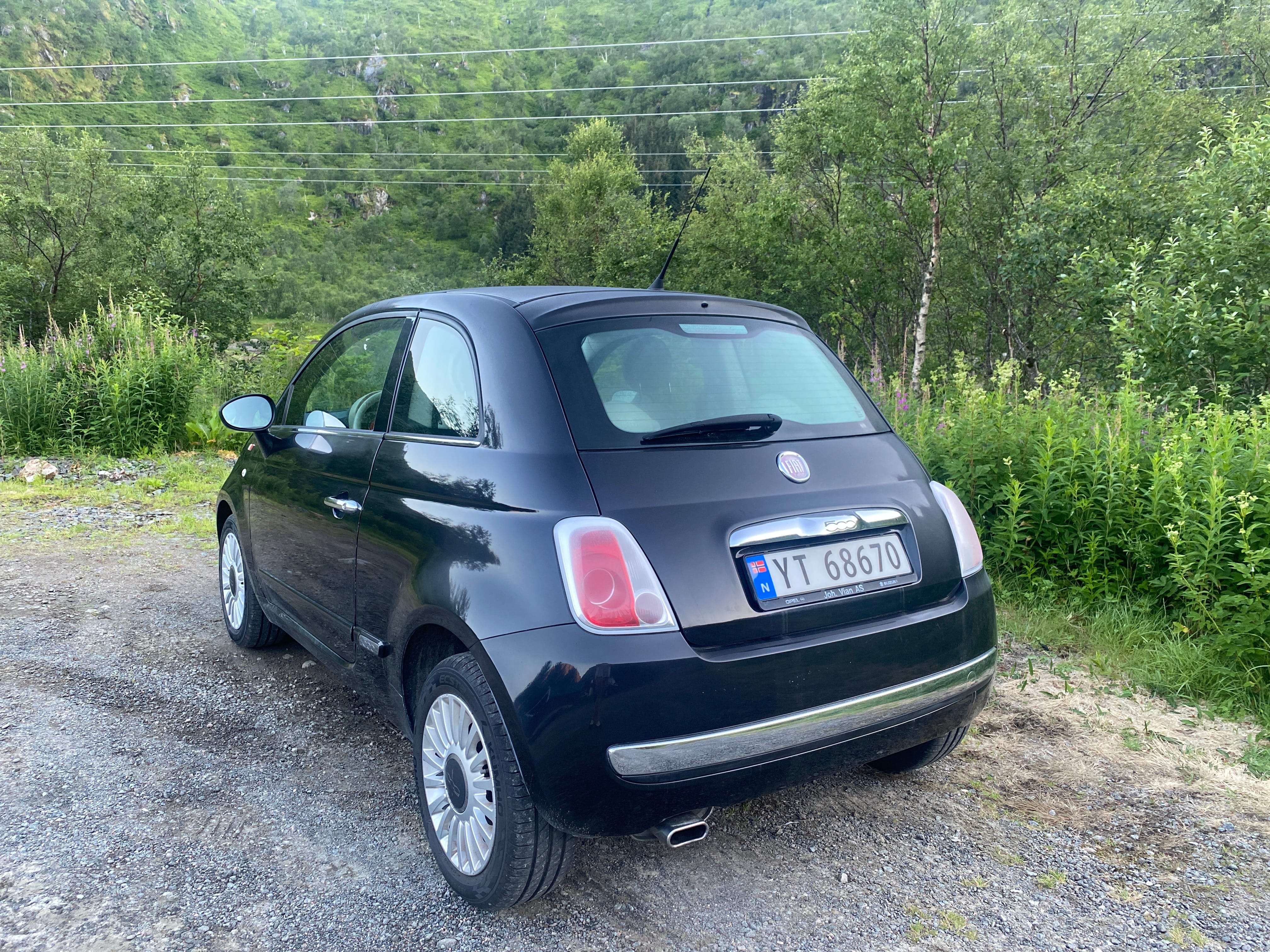 Fiat 500 med Lydinngang