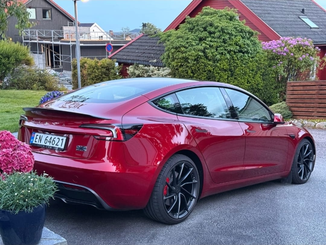 Tesla Model 3 Performance with Backup camera
