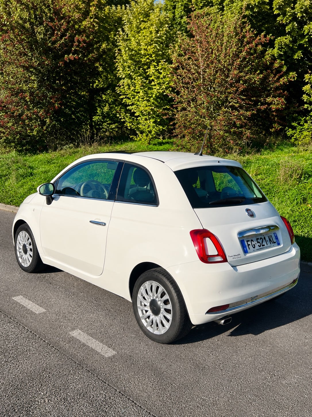 Fiat 500 avec GPS