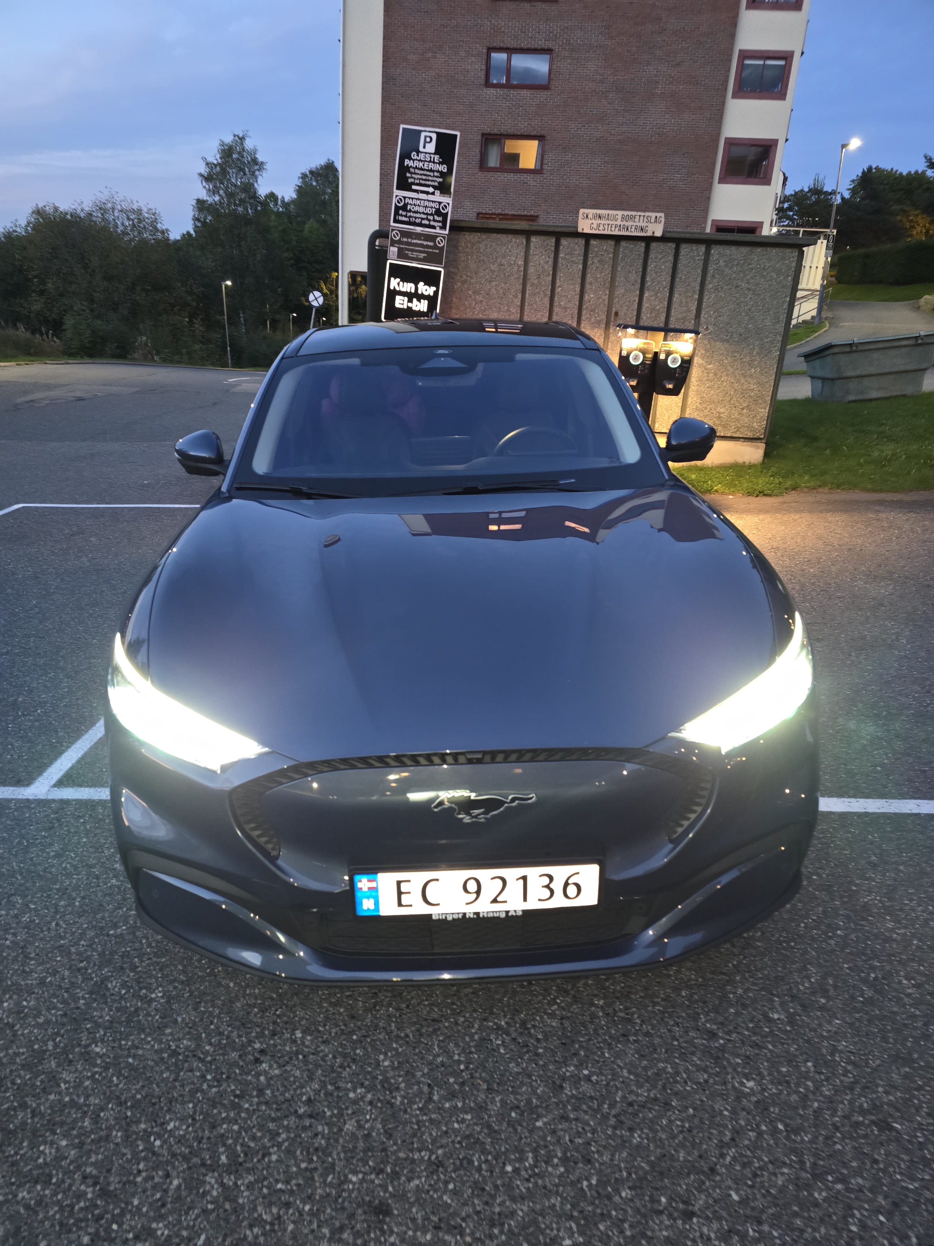 Ford Mustang Mach-E med Babysete