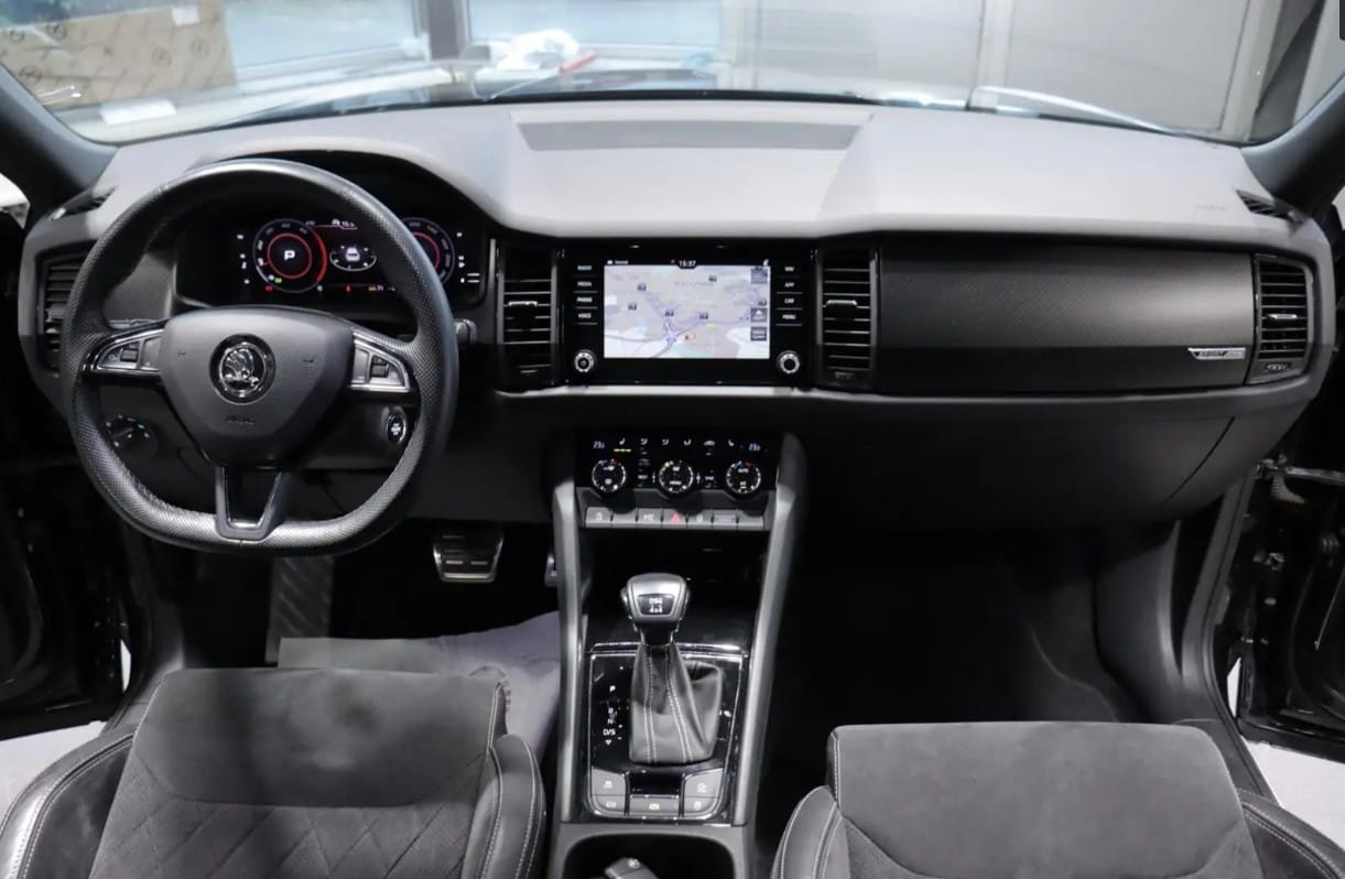 Skoda Kodiaq mit Navigationsgerät