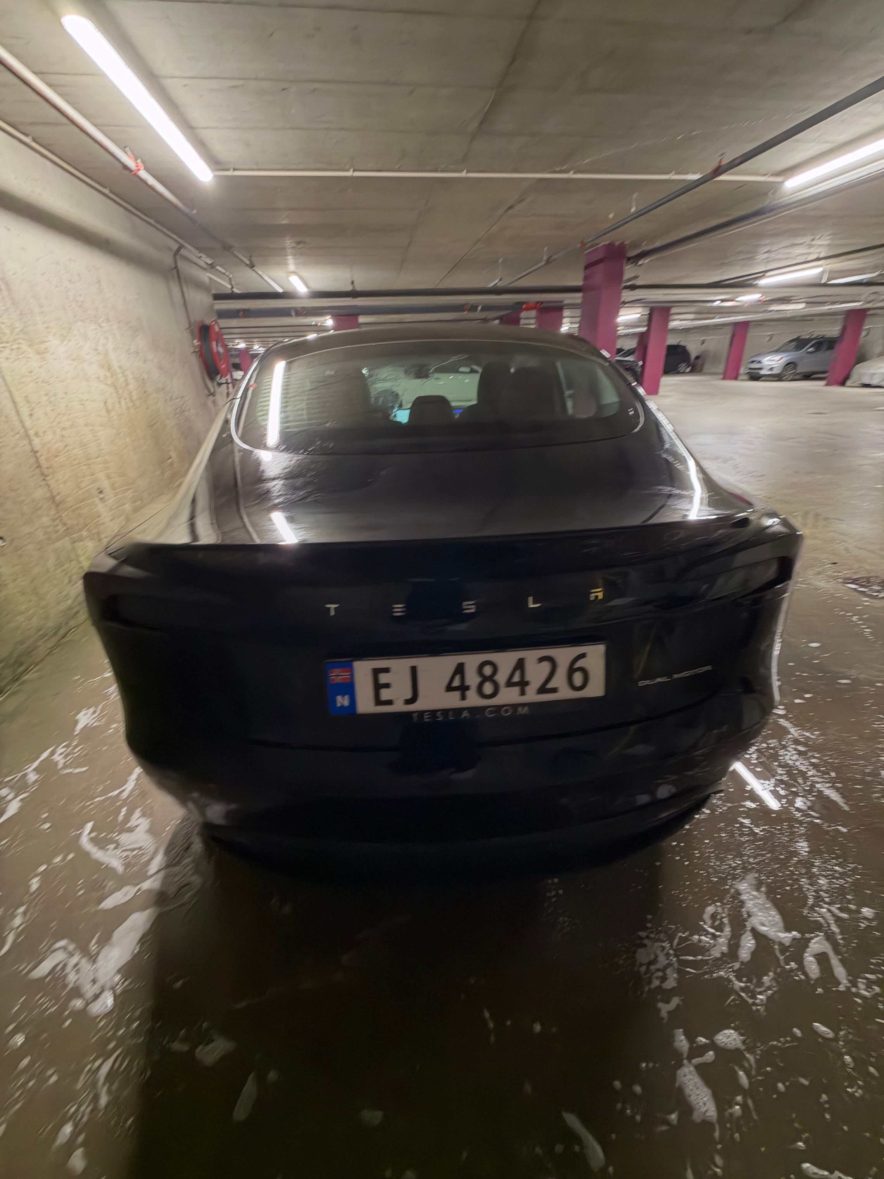 Tesla Model 3 Long Range med Ryggekamera