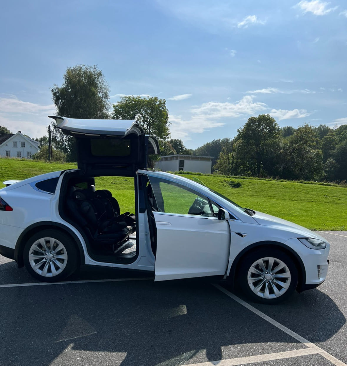 Tesla Model X met Dashcam