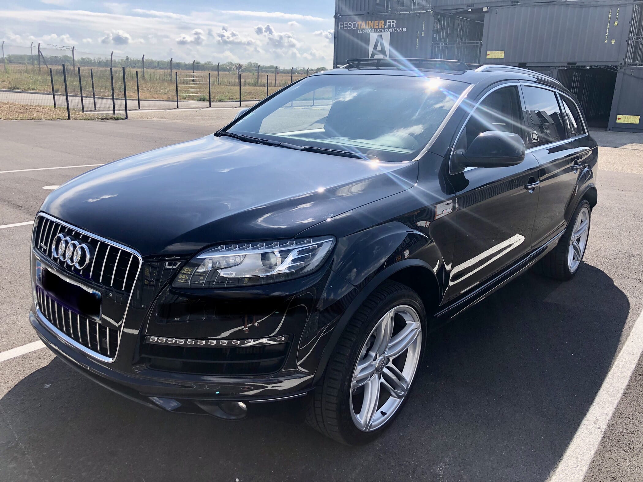 Audi Q7 3.0 TDI NOIR / TOIT OUVRANT / 7 places / CLIM / PUISSANT/ CONFORTABLE / LUXUEUX, 2010, Diesel, automatique, 7 places
