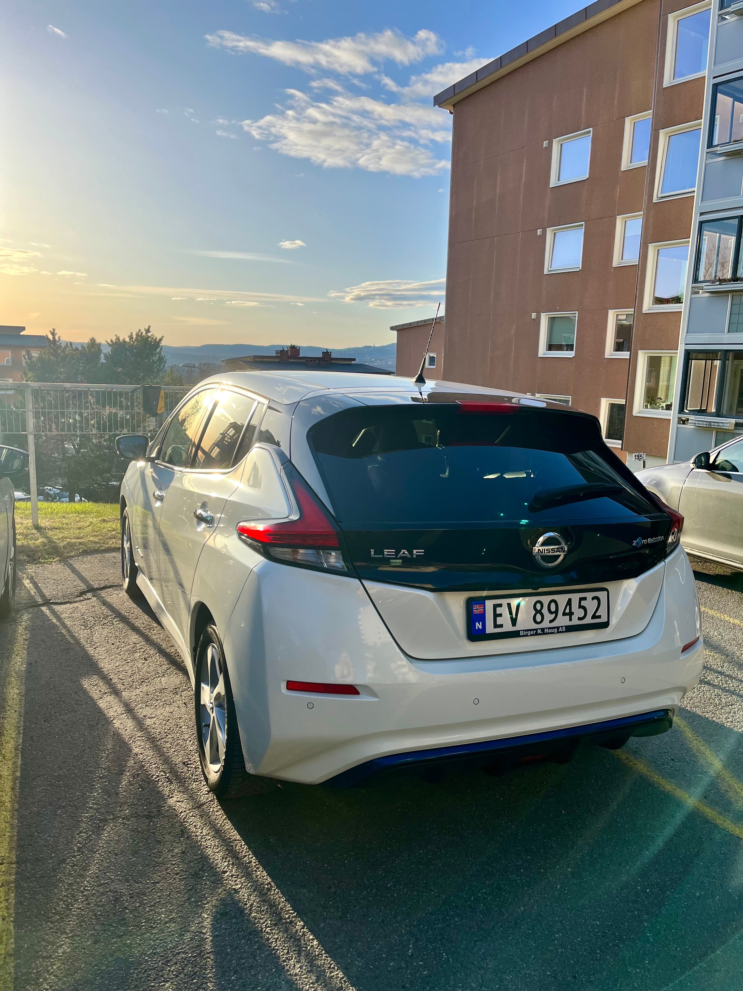 Nissan Leaf med GPS