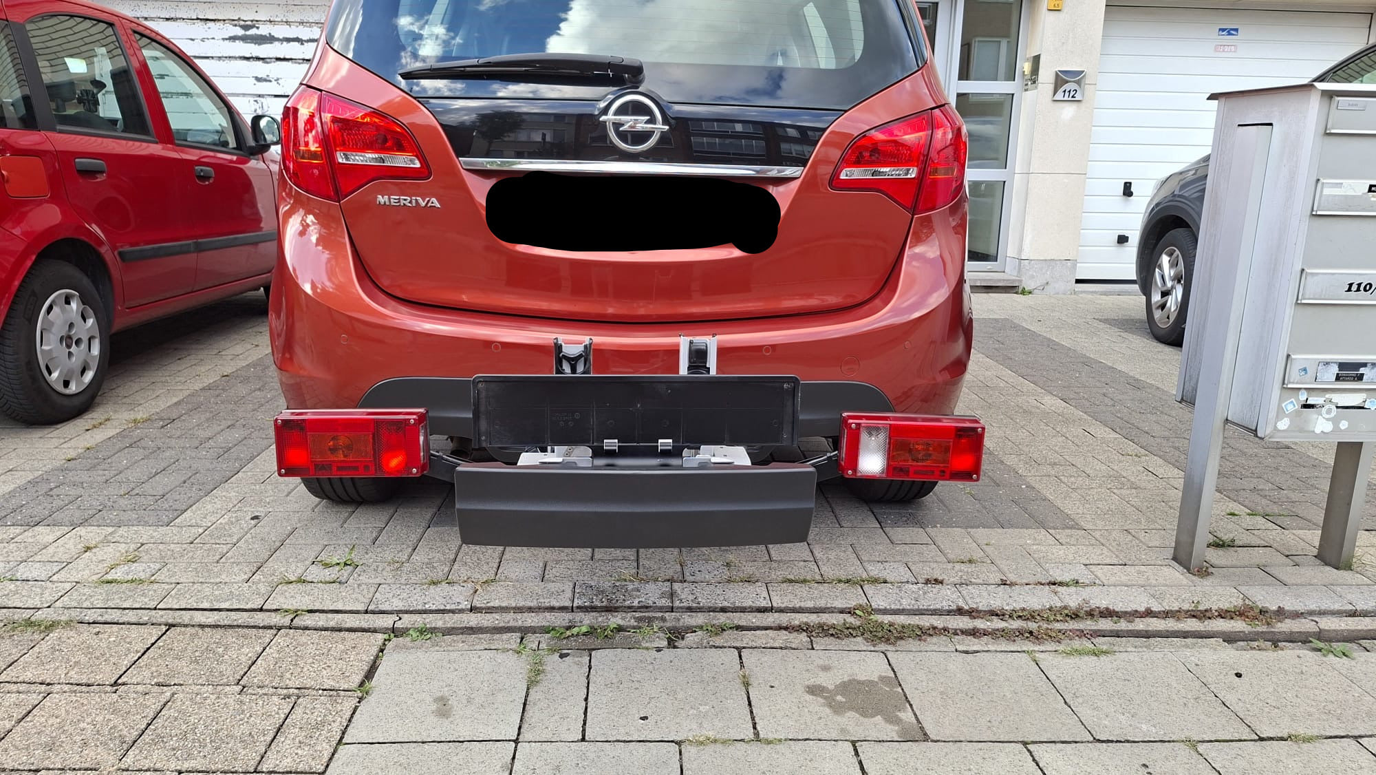 Opel Meriva avec Porte-vélos