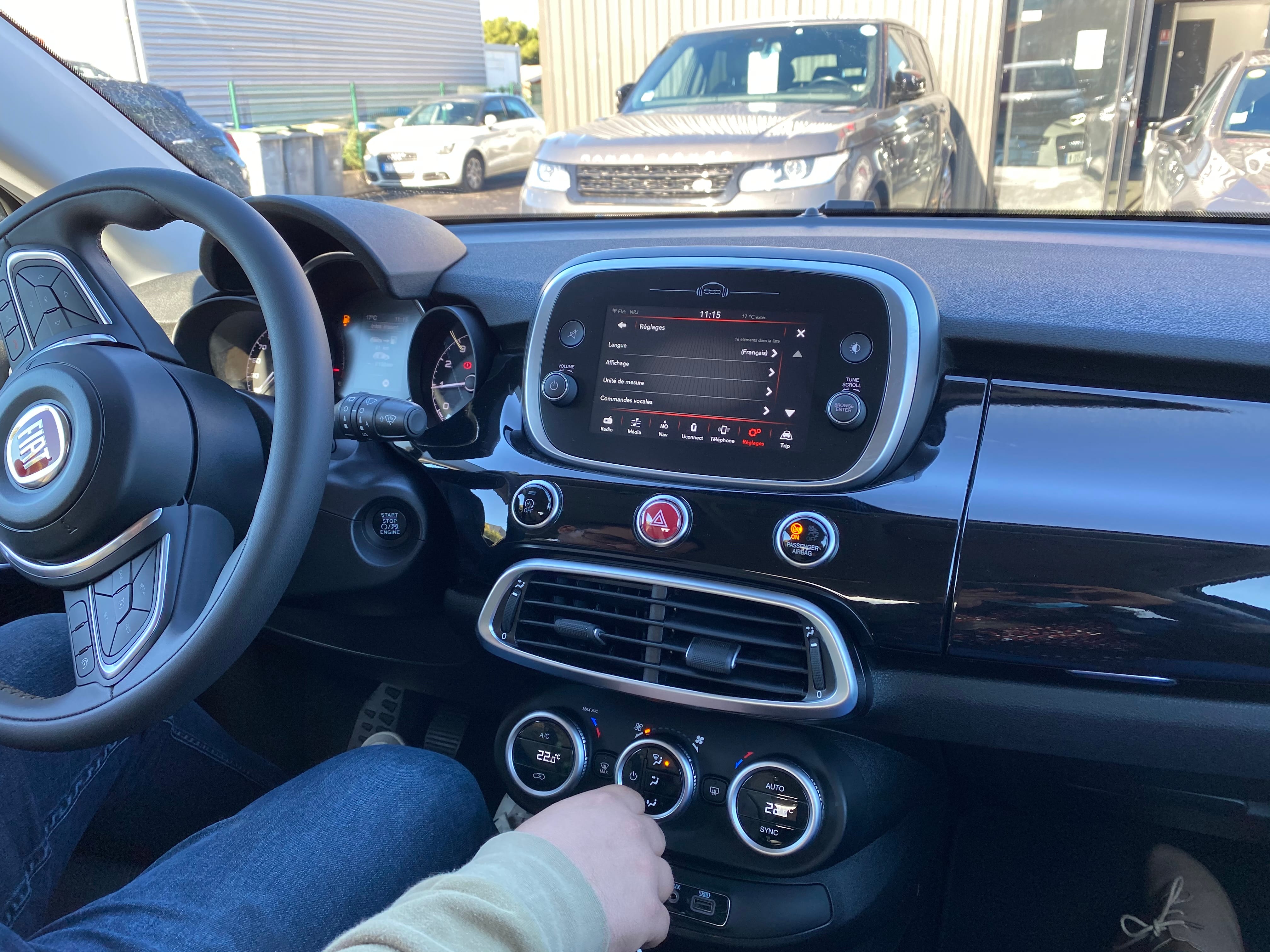 Fiat 500 X avec Régulateur de vitesse