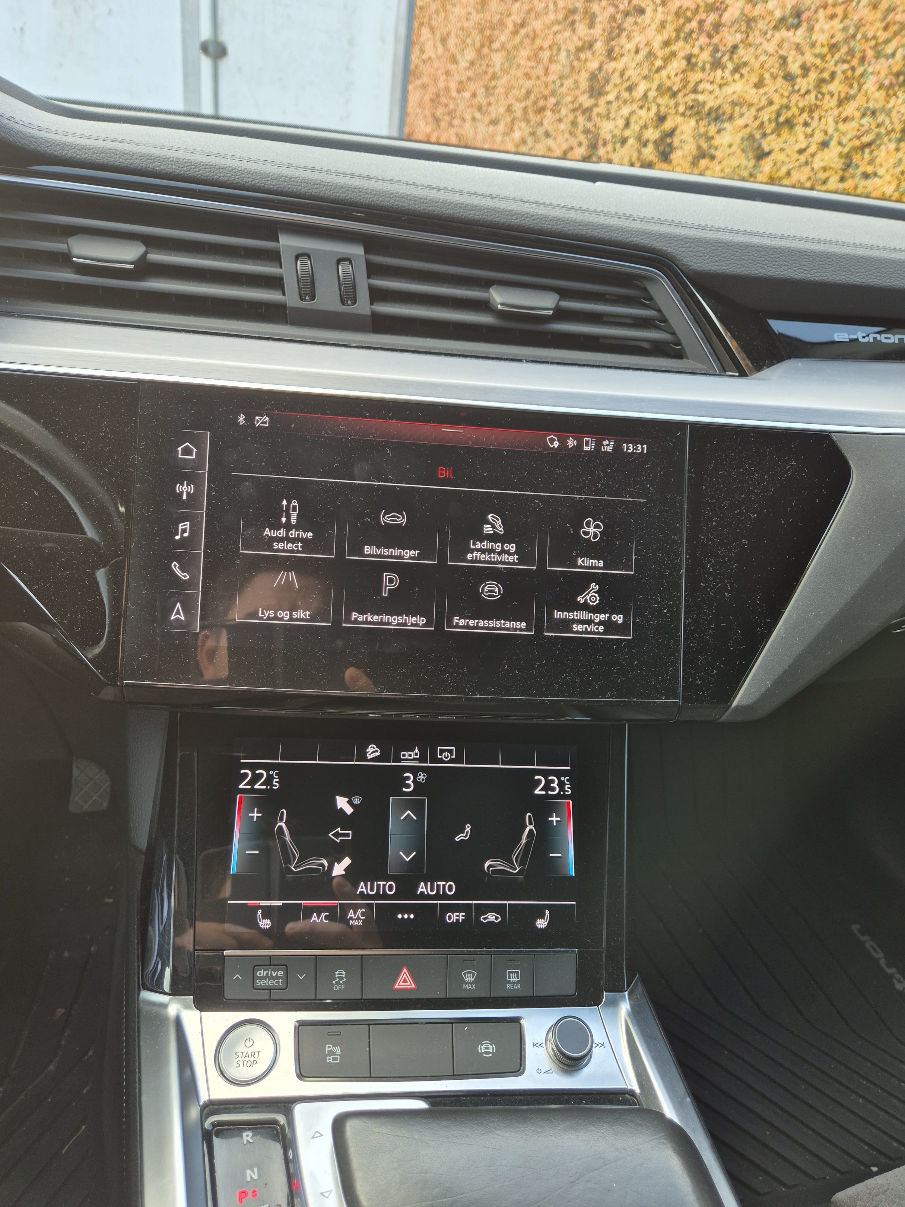 Audi e-tron med Cruisekontroll