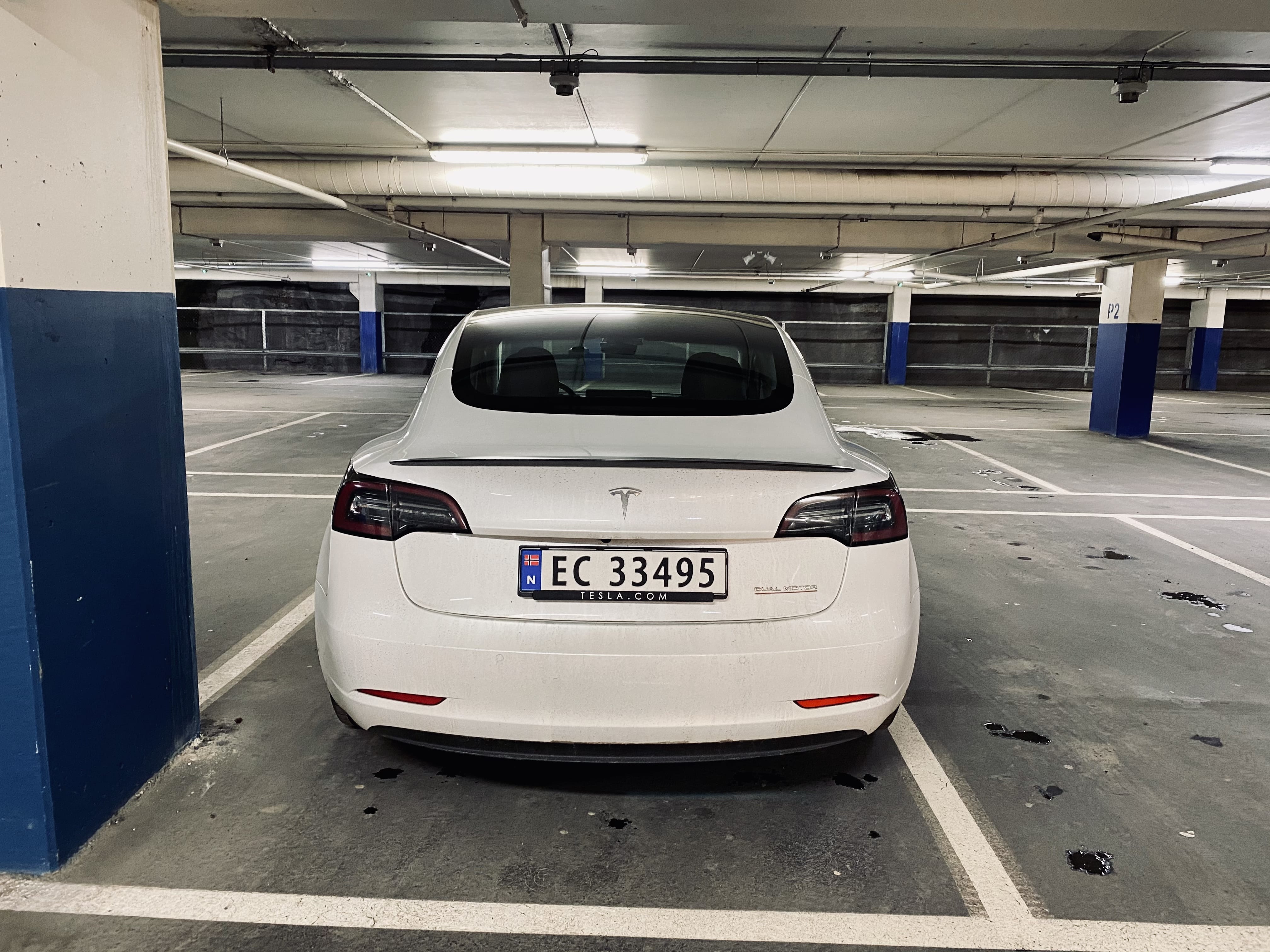 Tesla Model 3 Performance med GPS