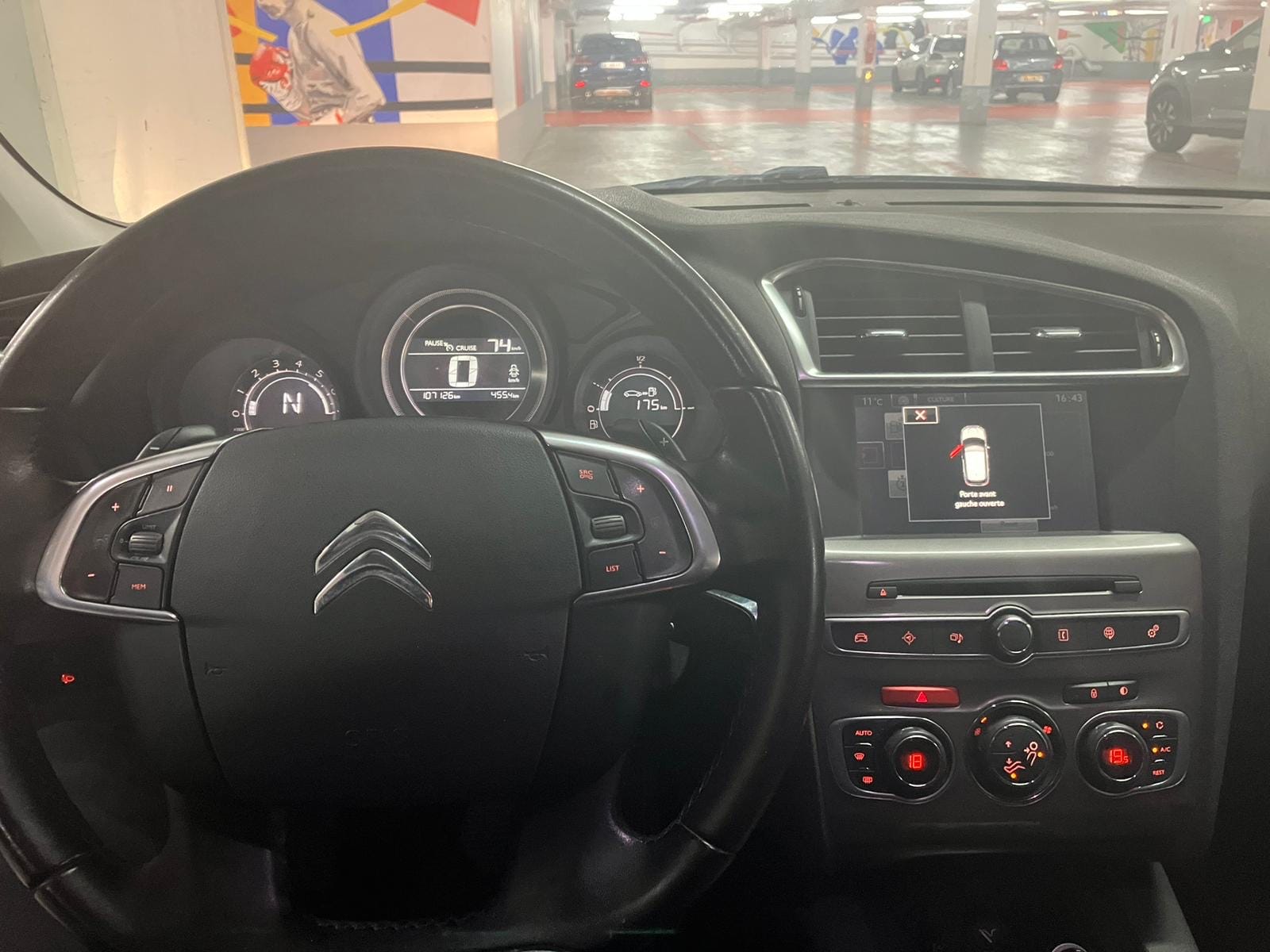 Citroen C4 avec Régulateur de vitesse