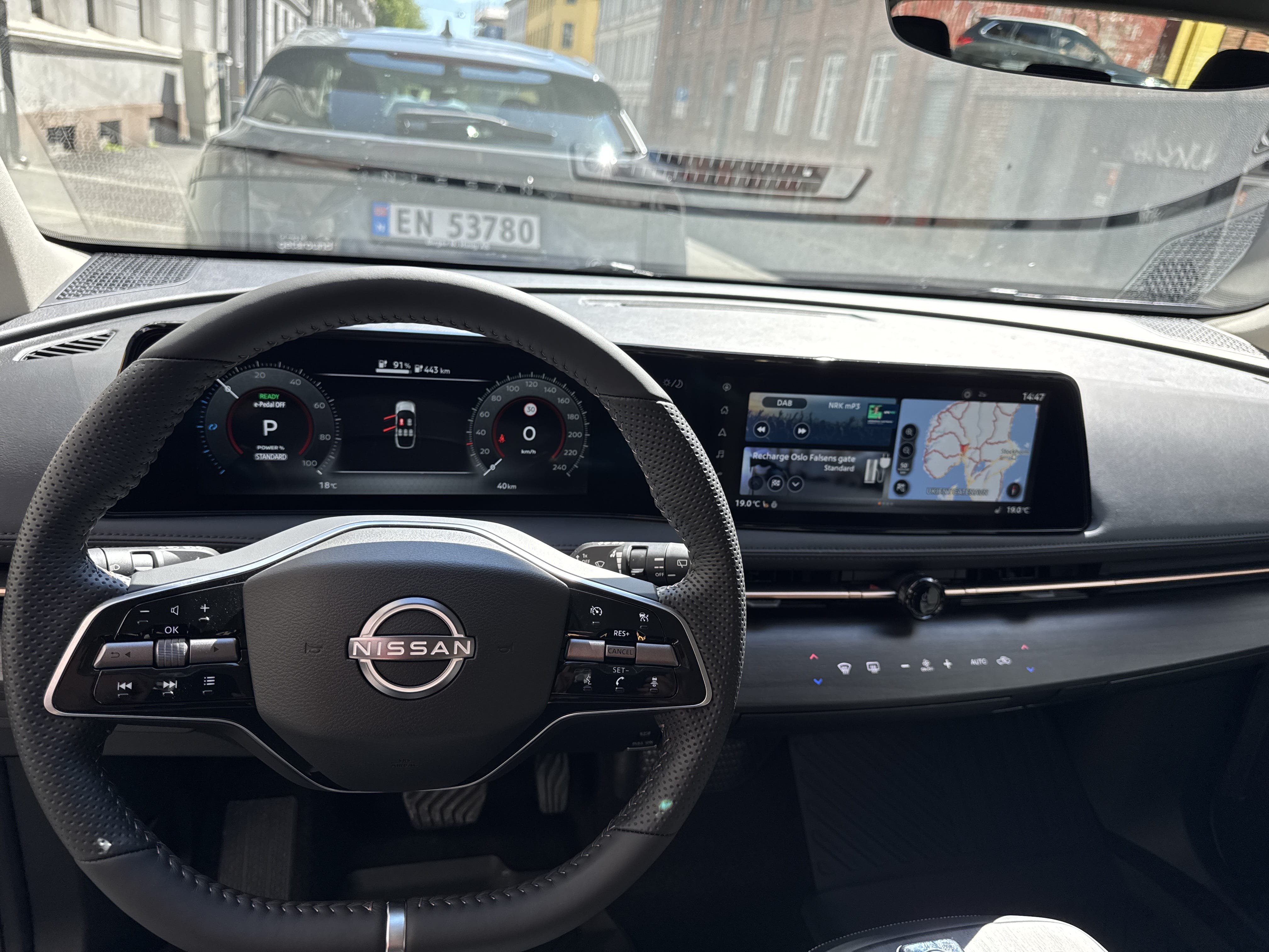 Nissan Ariya Engage med Apple CarPlay