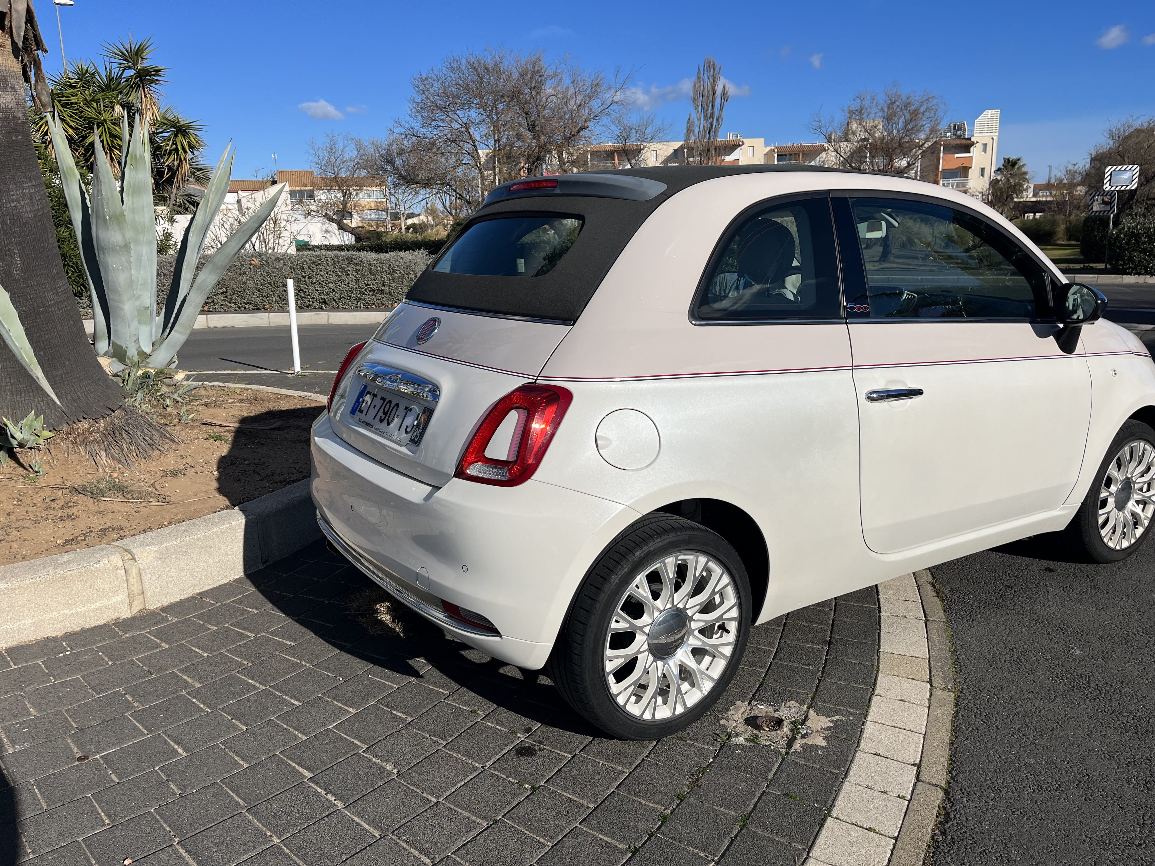 Fiat 500 C avec Régulateur de vitesse