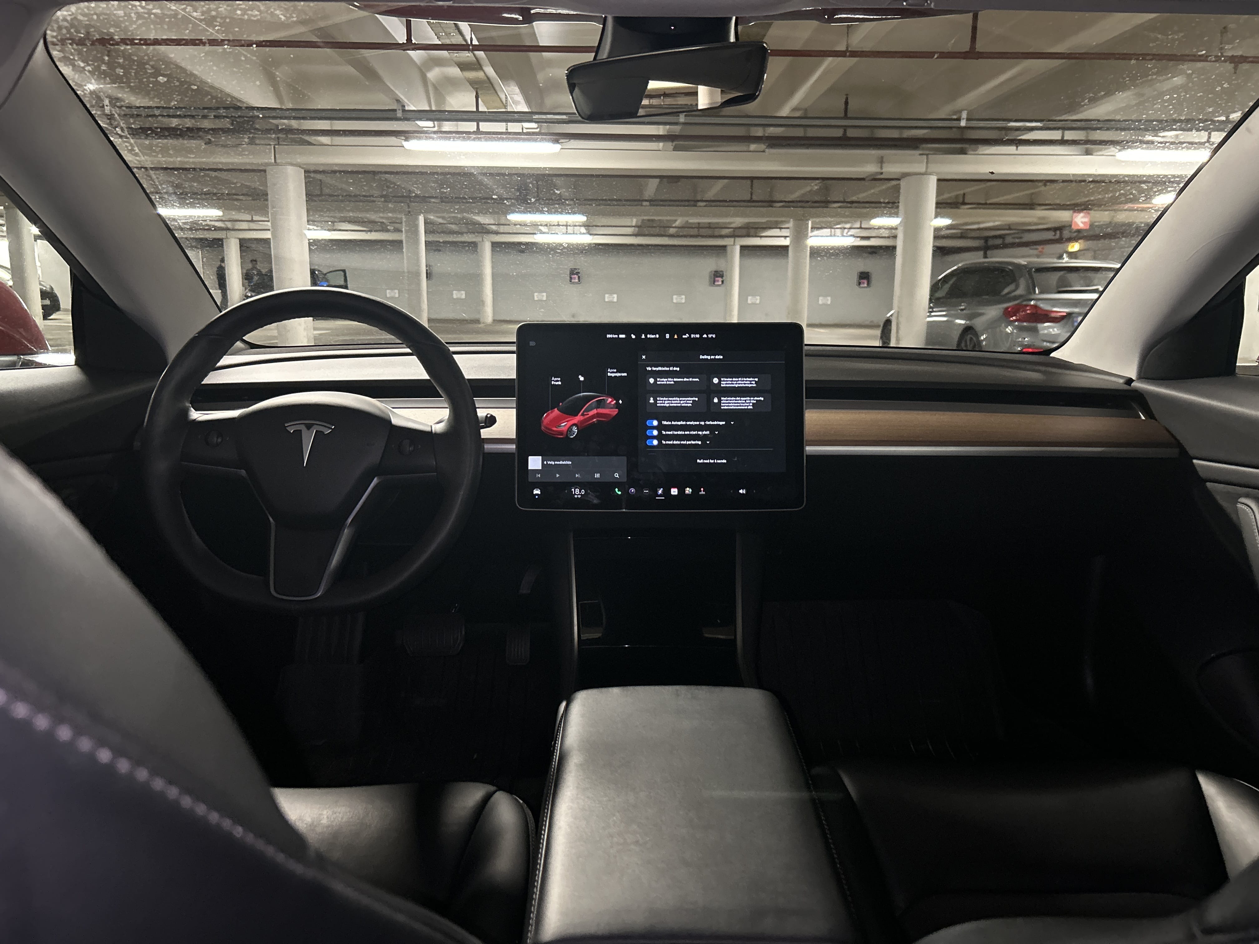 Tesla Model 3 with Cruise control