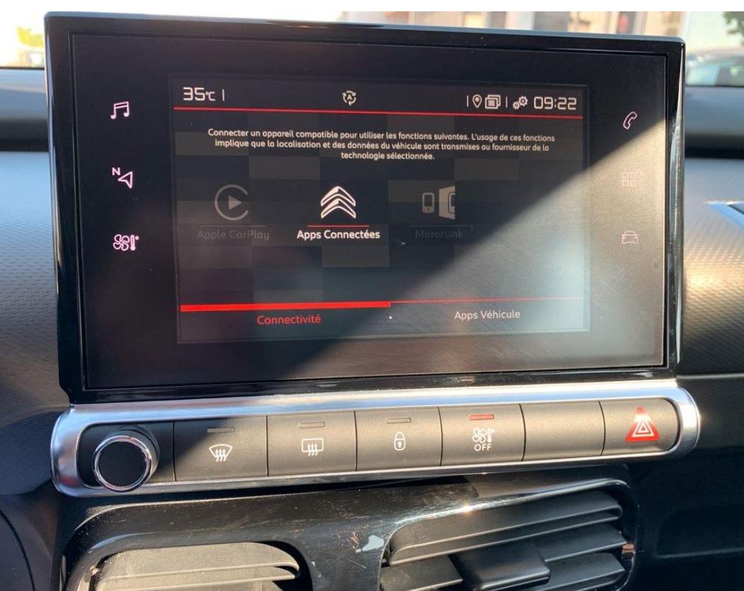 Citroen C4 Cactus Diesel 110cv (25036) 45L FA832ZS avec Siège bébé