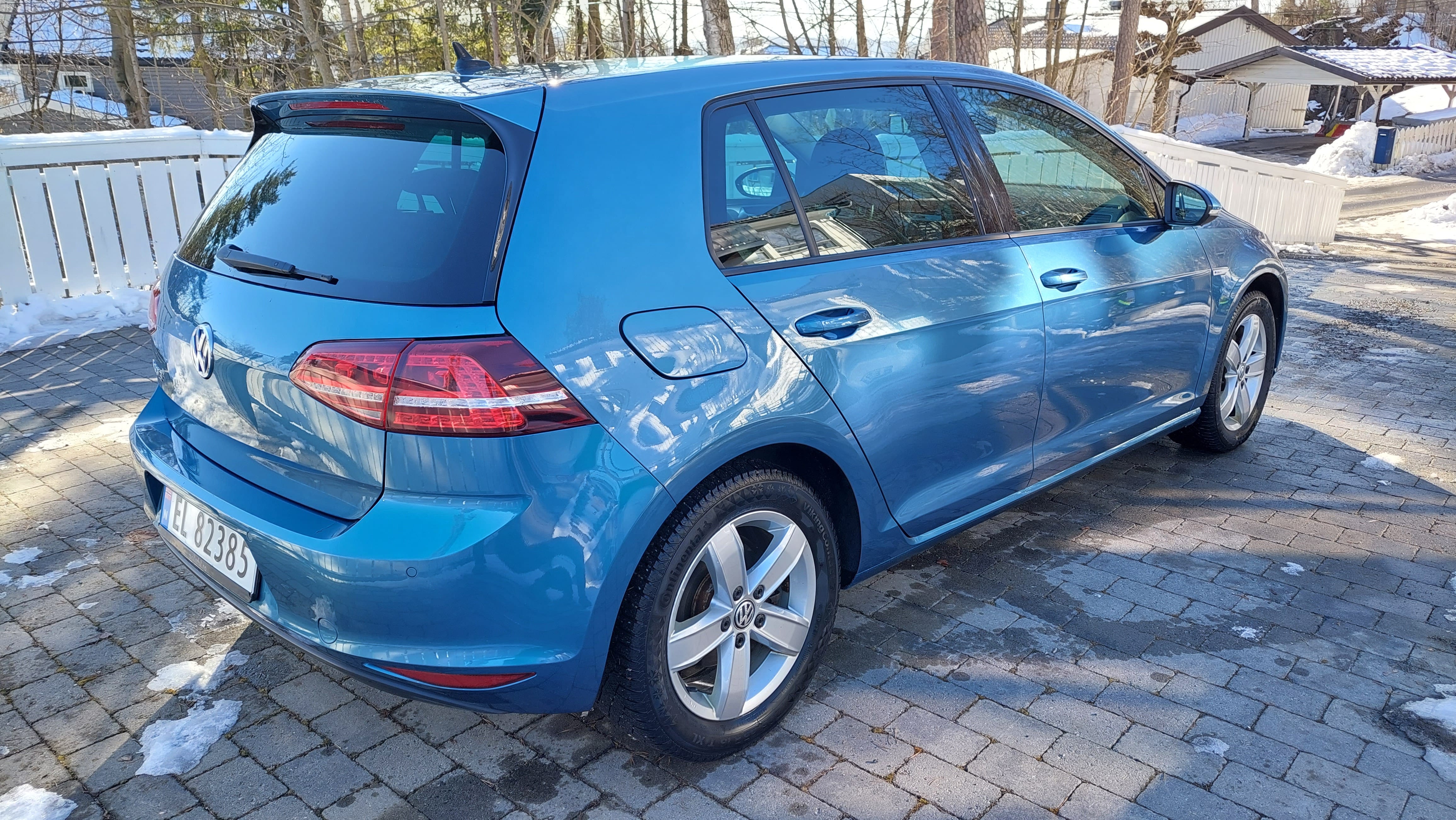 Volkswagen e-Golf med Vinterdekk
