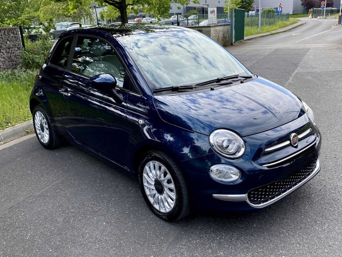 Fiat 500 #375 mit Navigationsgerät
