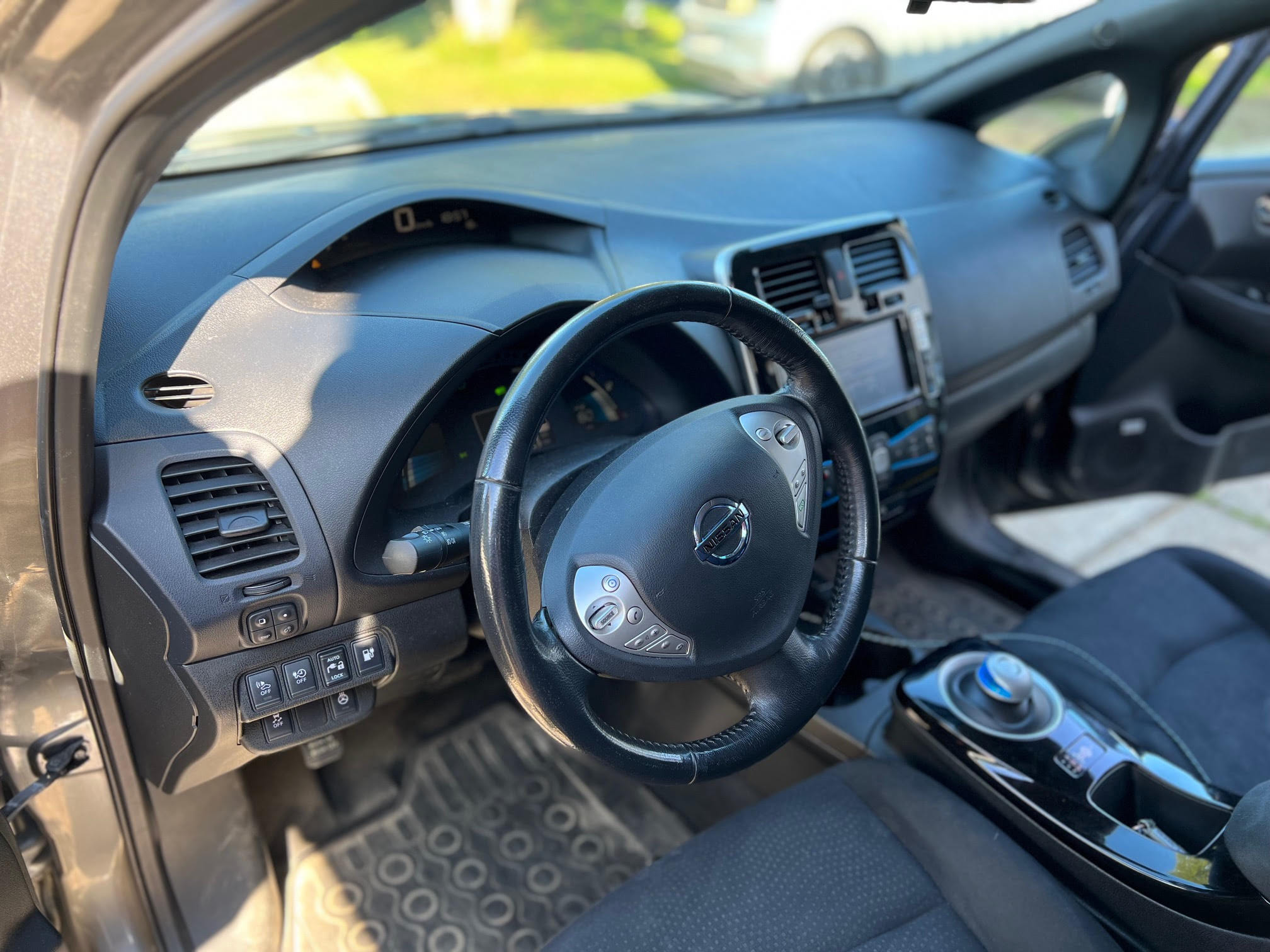 Nissan Leaf med GPS