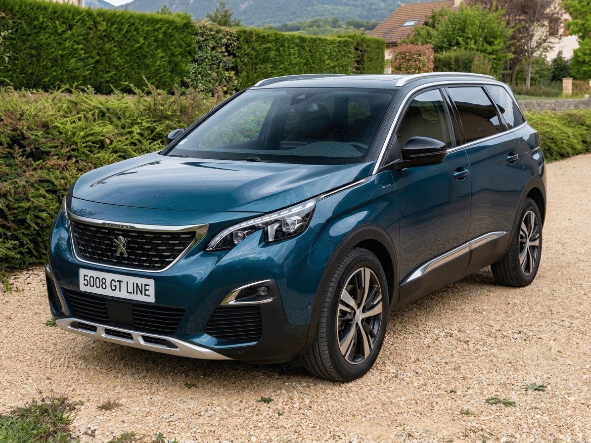 Peugeot 5008 1.6 THP 180cv GT Line, 2019, Essence 95, automatique, 7 places