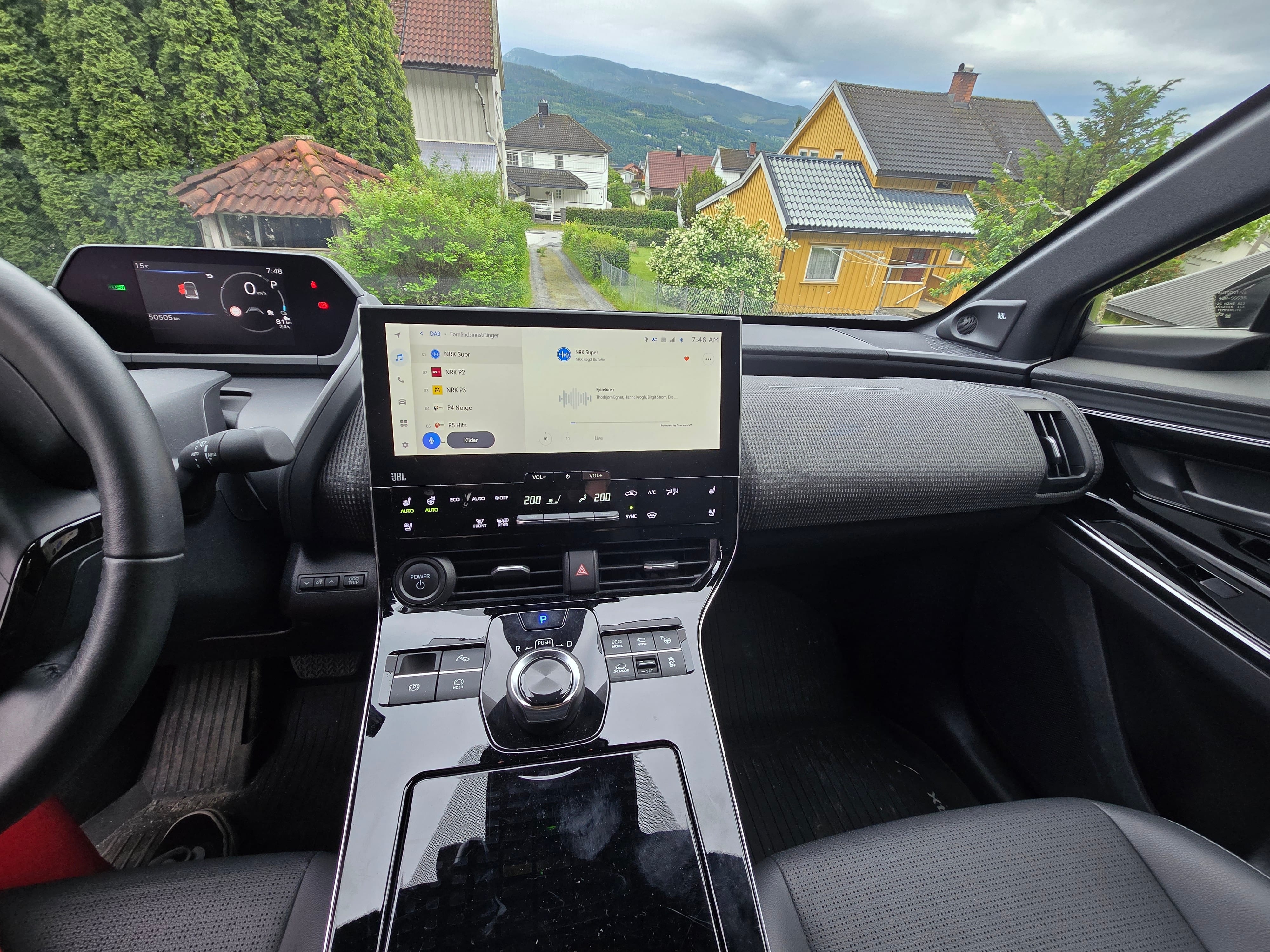 Toyota bZ4X med GPS