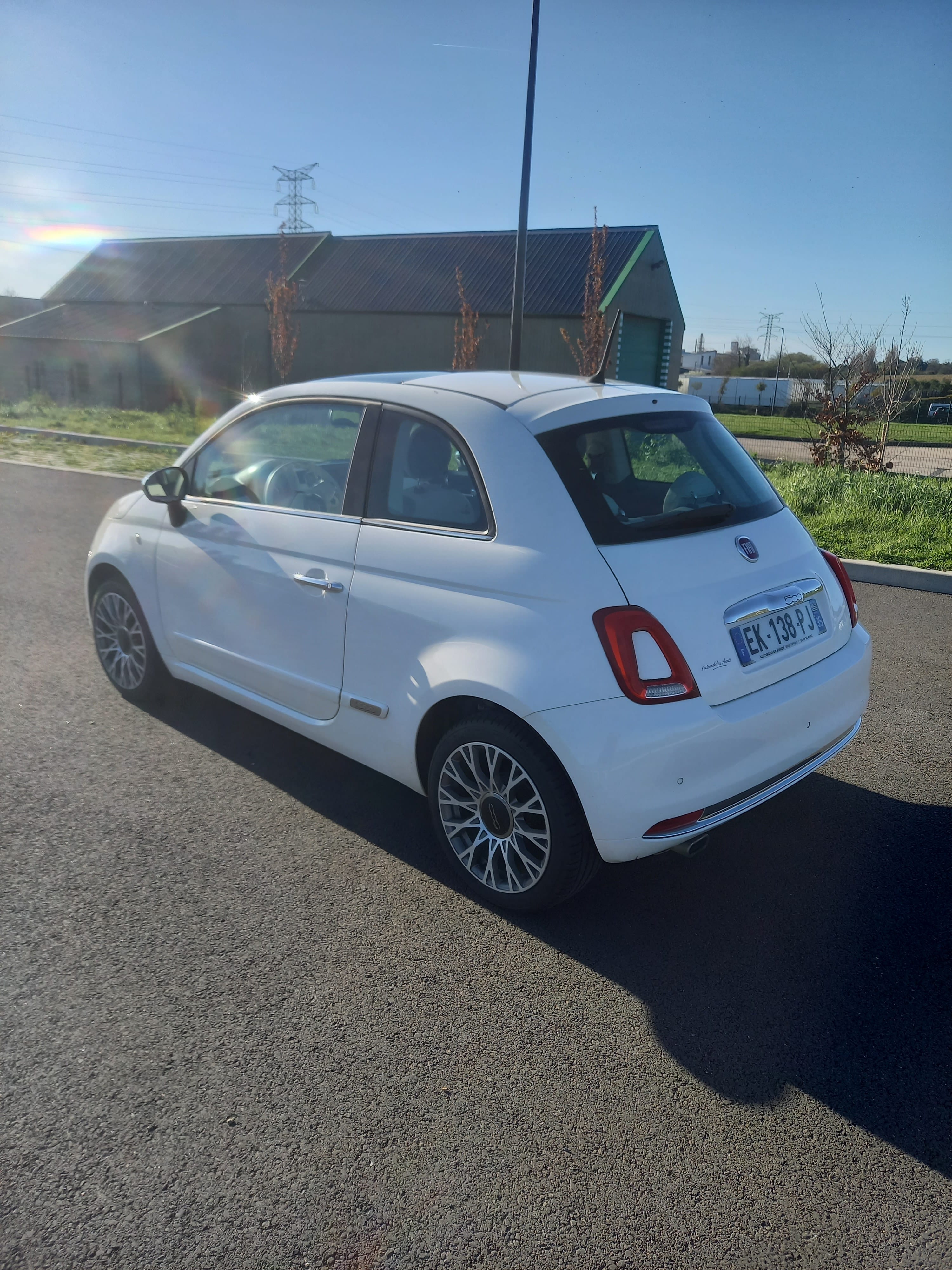 Fiat 500 Lounge Faible km toit panoramique avec Régulateur de vitesse