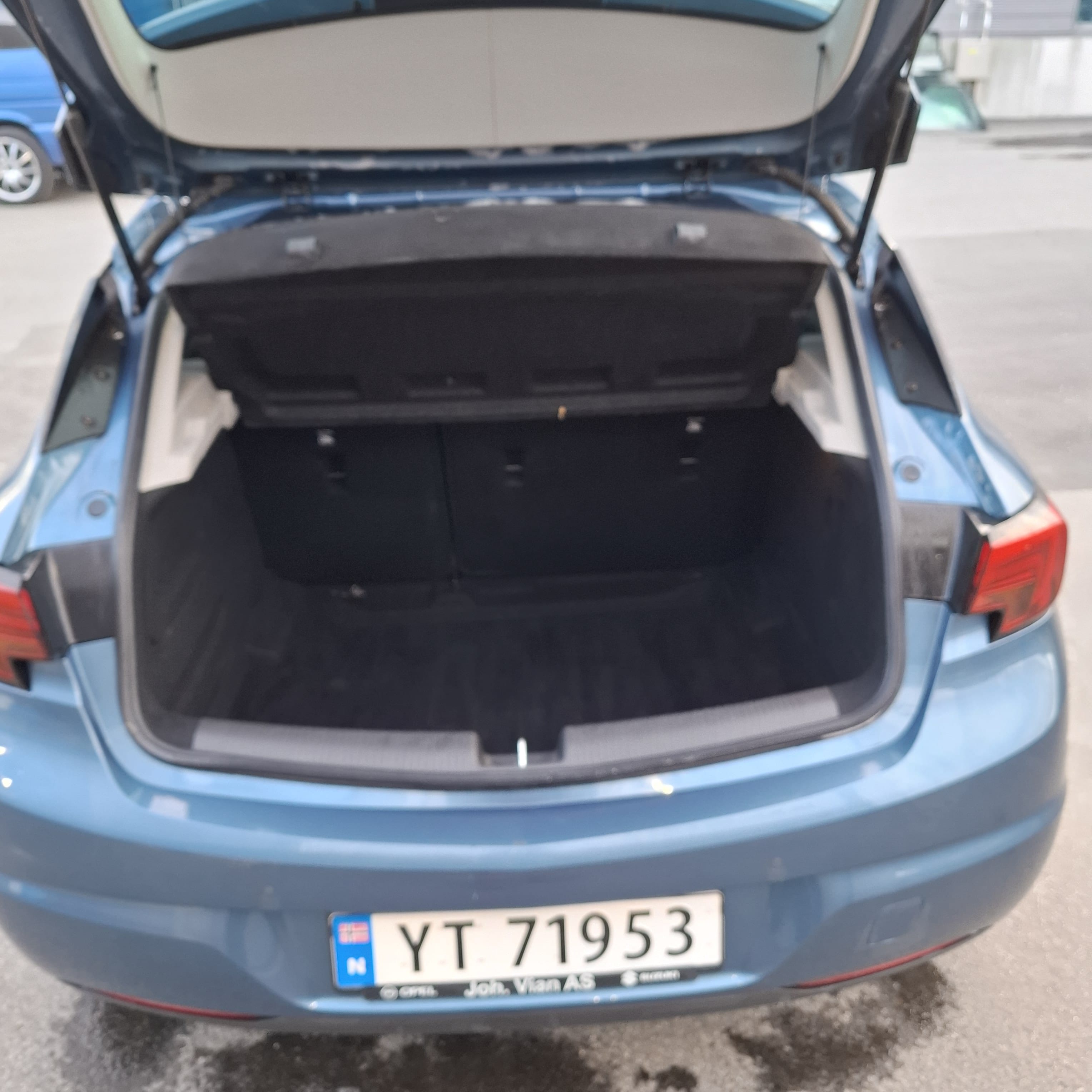 Opel Astra with USB charging ports