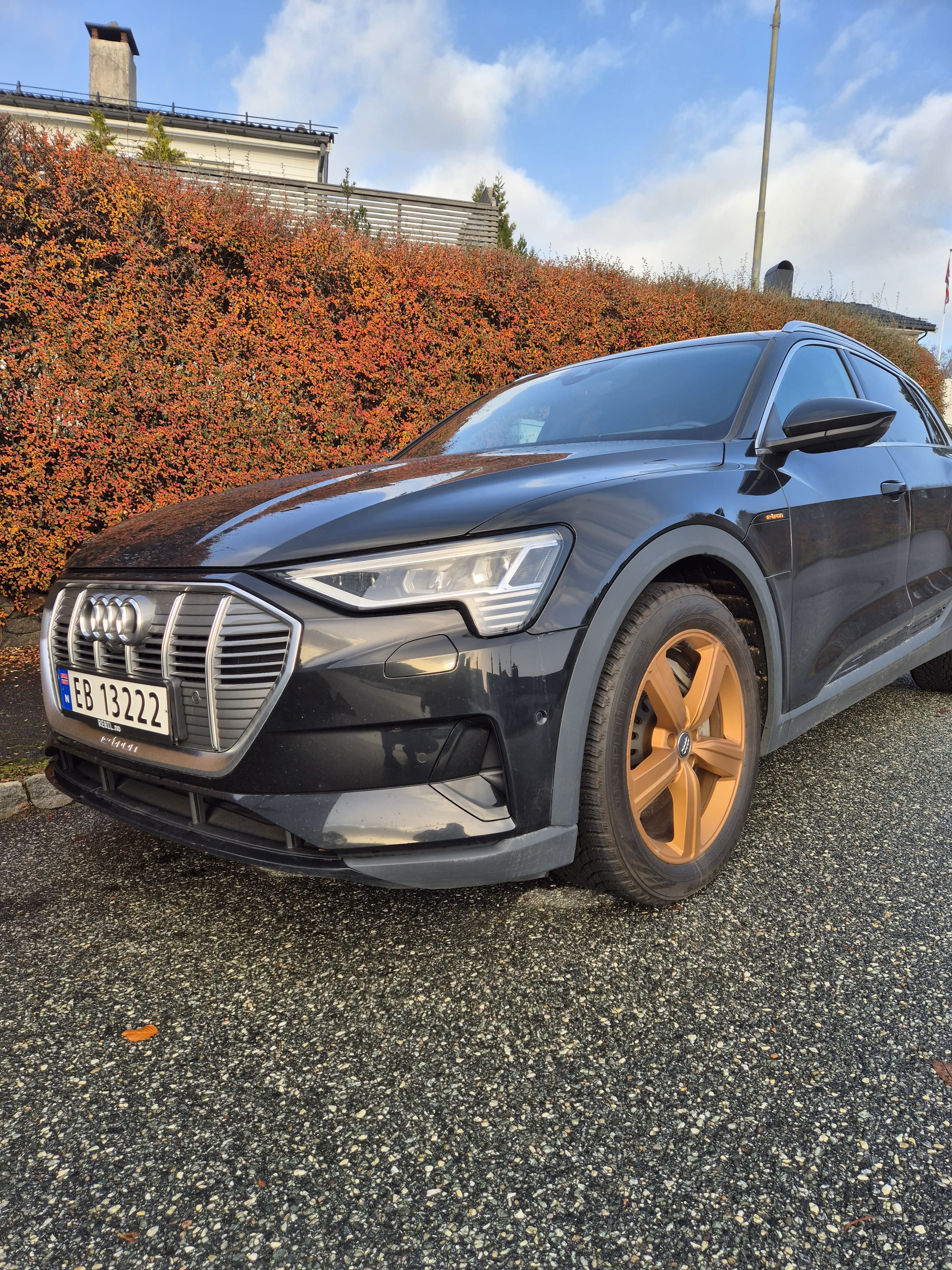 Audi e-tron med GPS