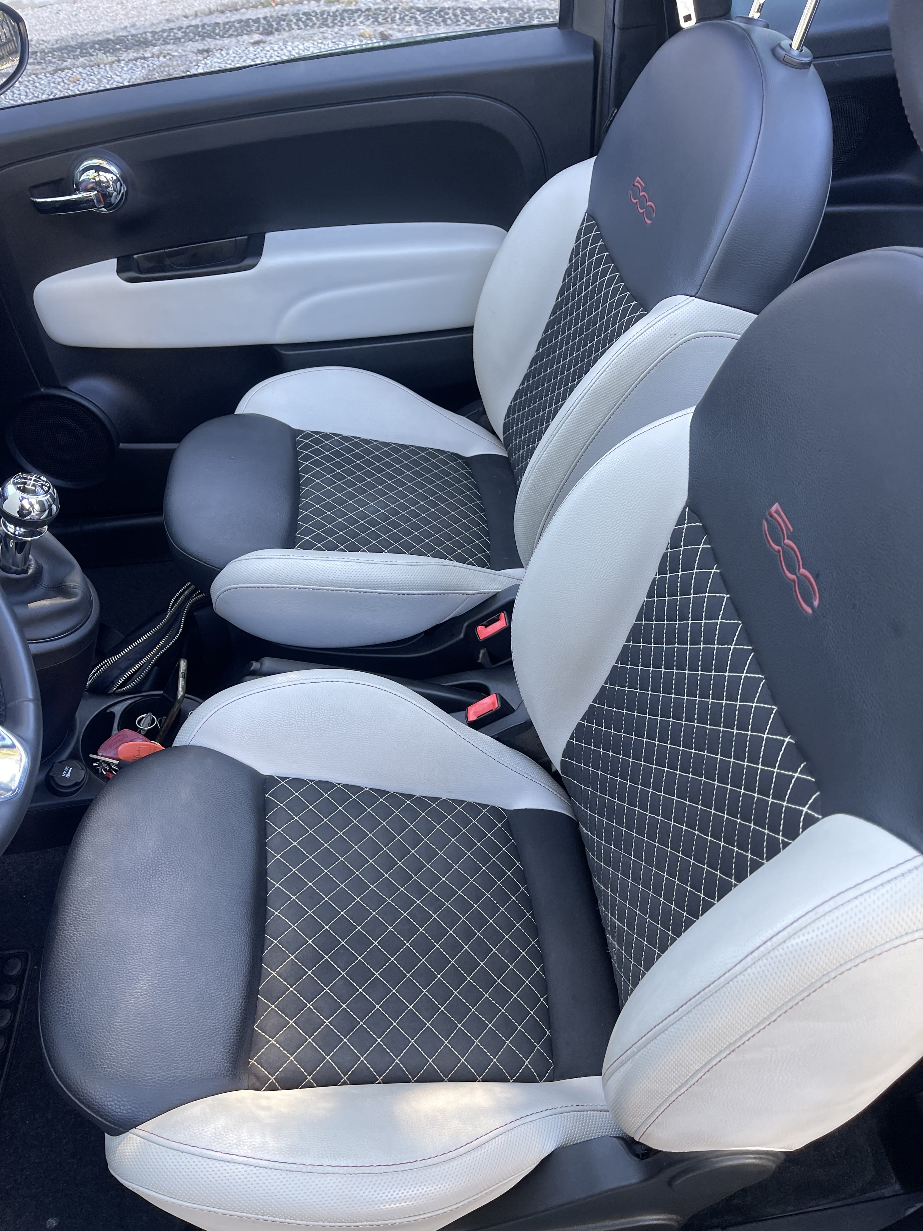 Fiat 500 C Hybride Cabriolet avec Android Auto